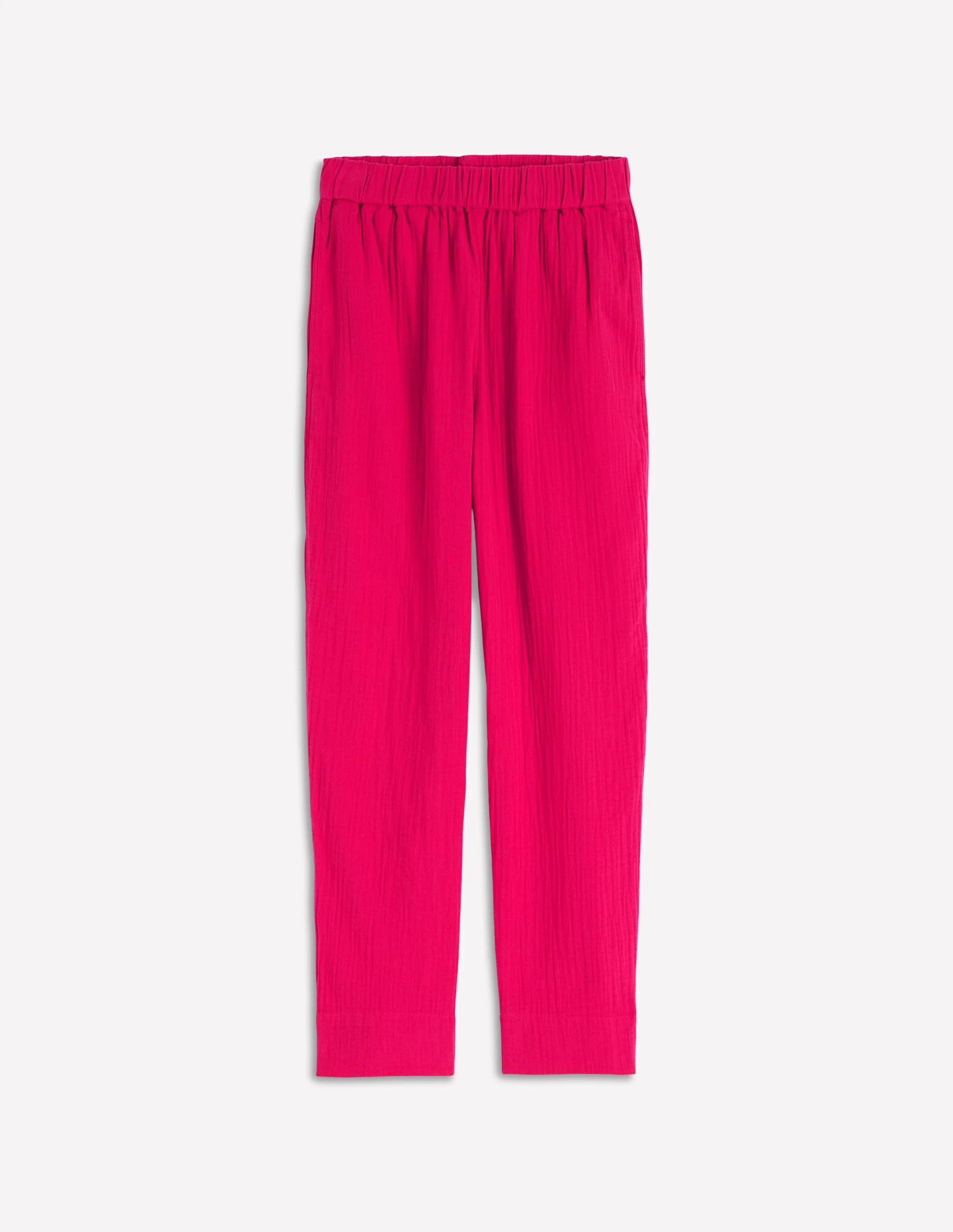 Double Cloth Crop Pants-Pomegranate - Image 6