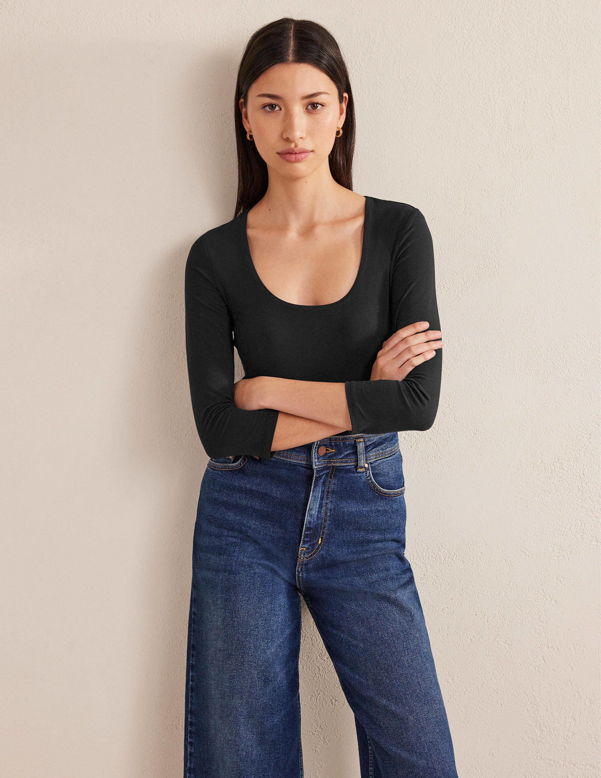 Double Layer Front Top-Black - Image 4