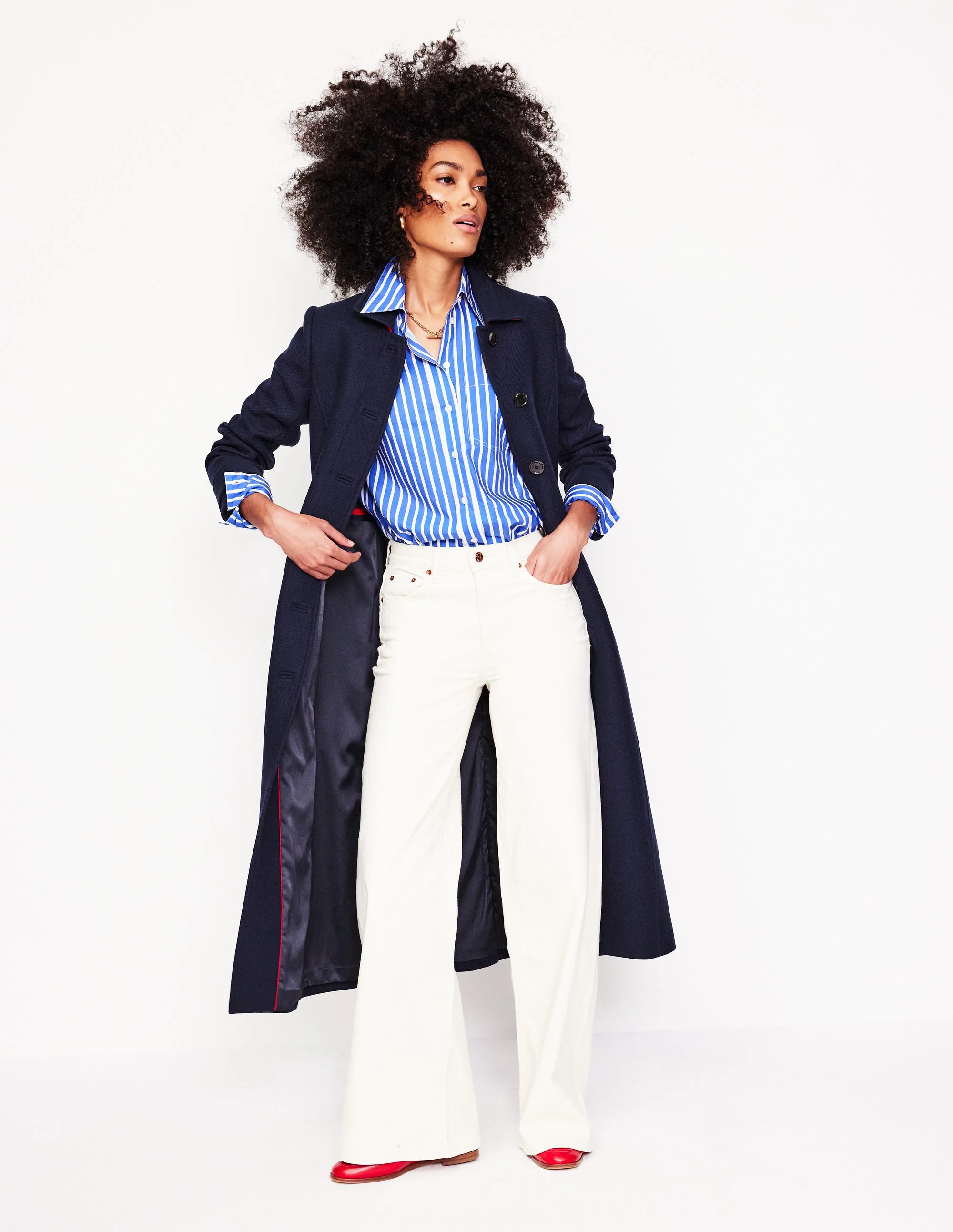 Durham Midi Coat-Navy - Image 5