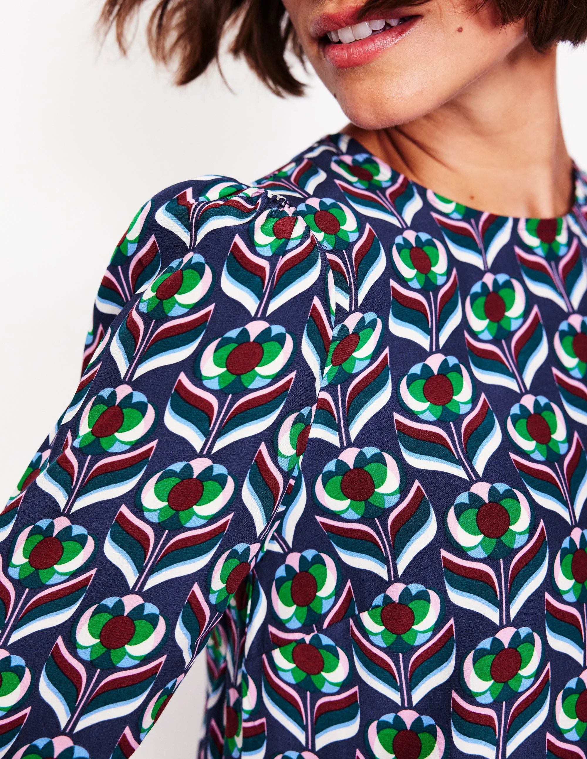 Easy Printed Top-Kingfisher Blue, Blossom Stamp - Image 2