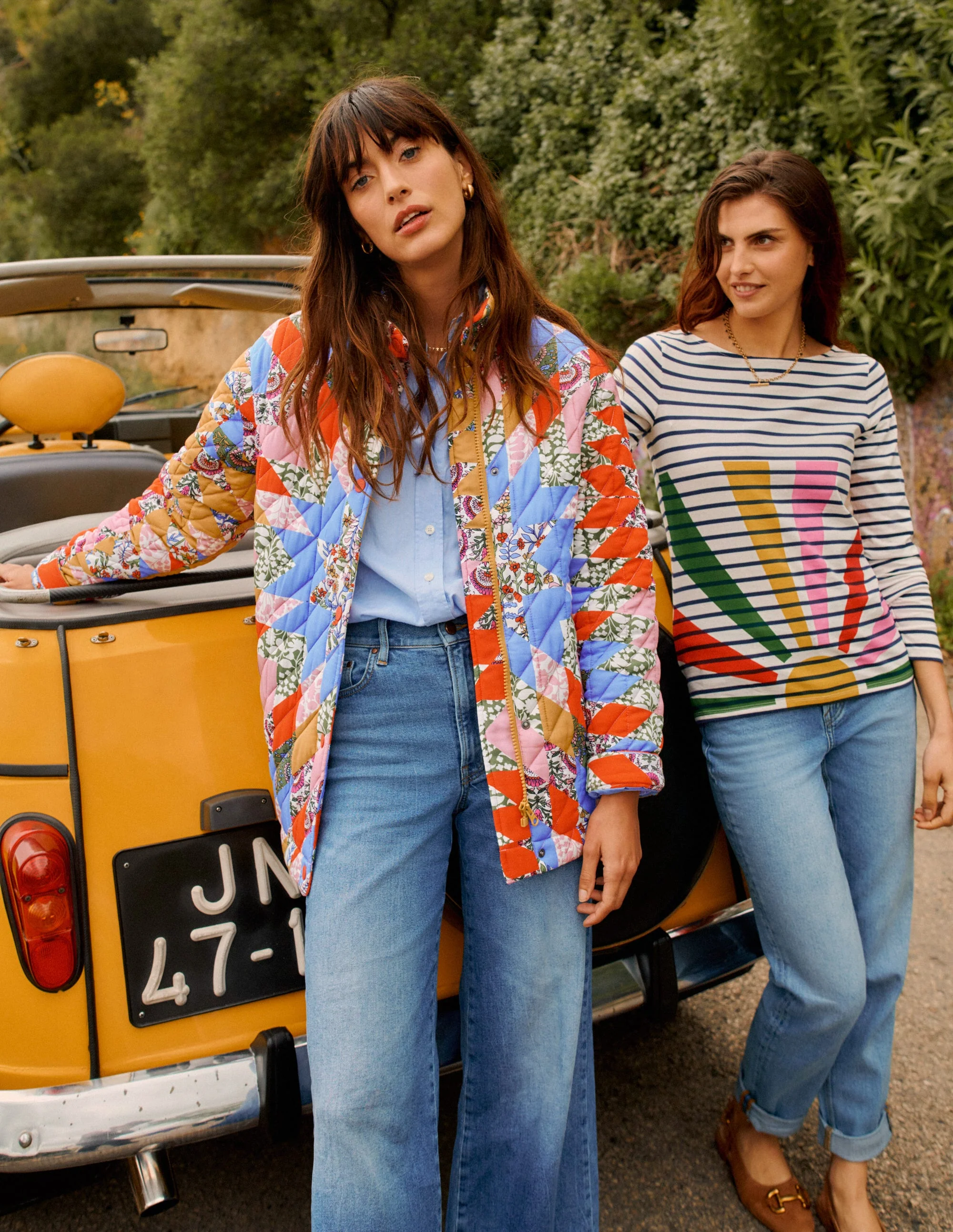 Ella Long Sleeve Breton-Multi, Sunshine Pop - Image 5
