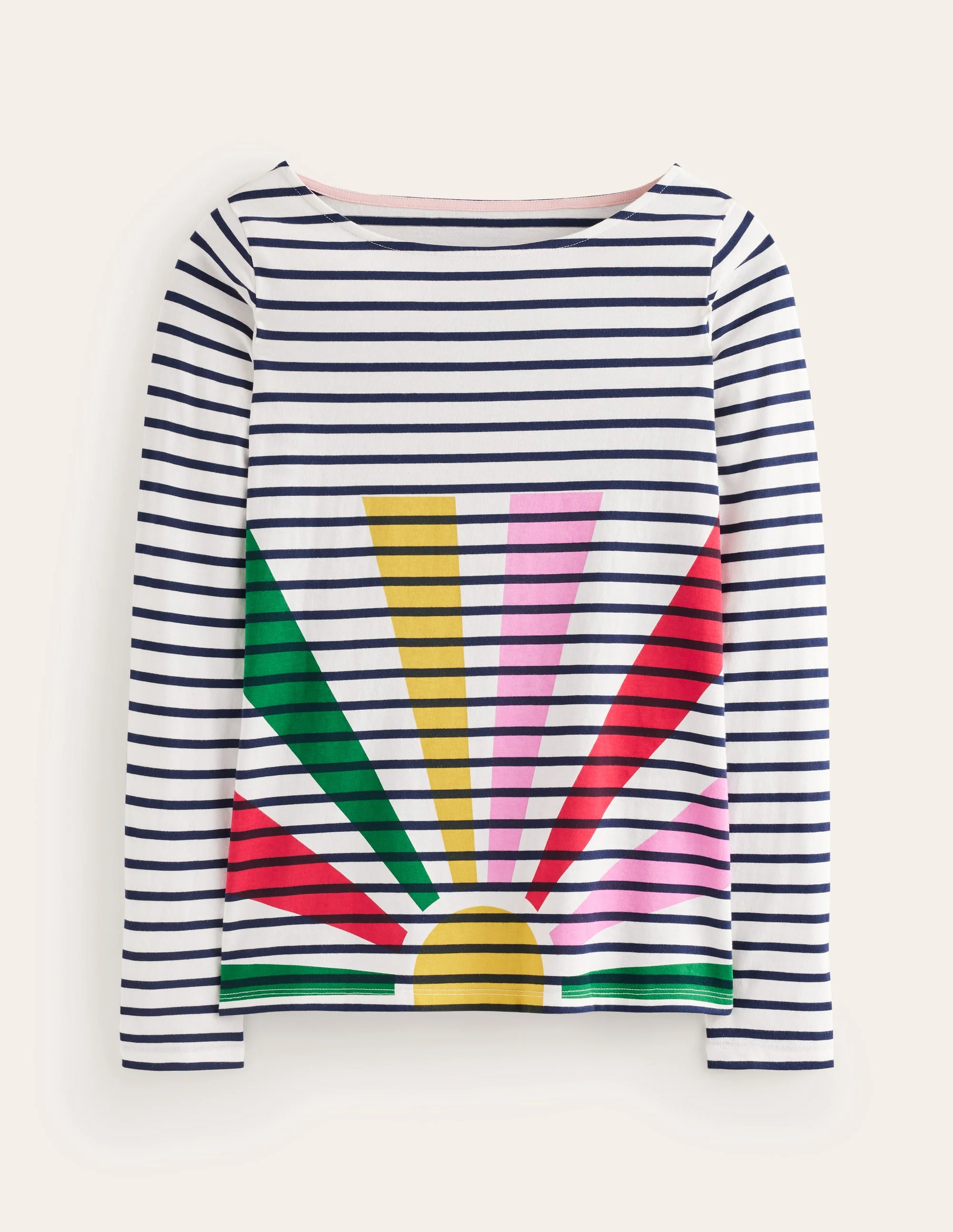 Ella Long Sleeve Breton-Multi, Sunshine Pop - Image 6