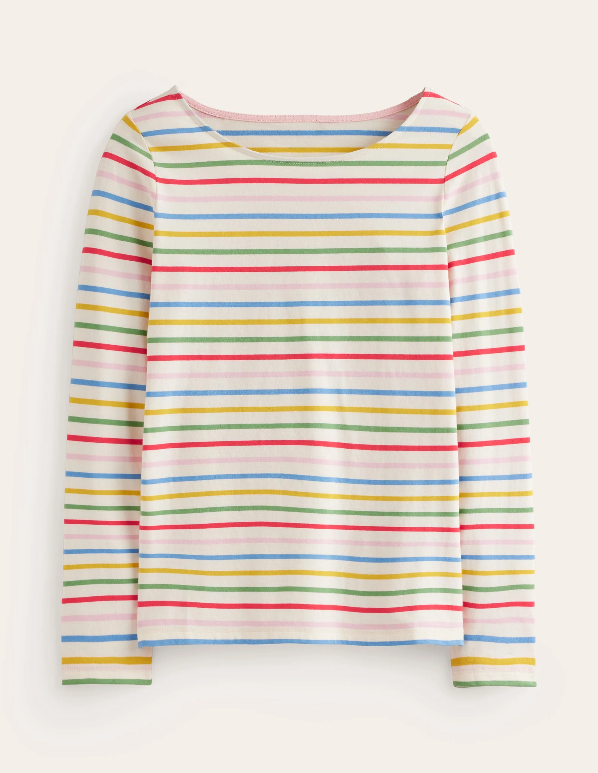 Ella Long Sleeve Breton-Soft Rainbow - Image 6
