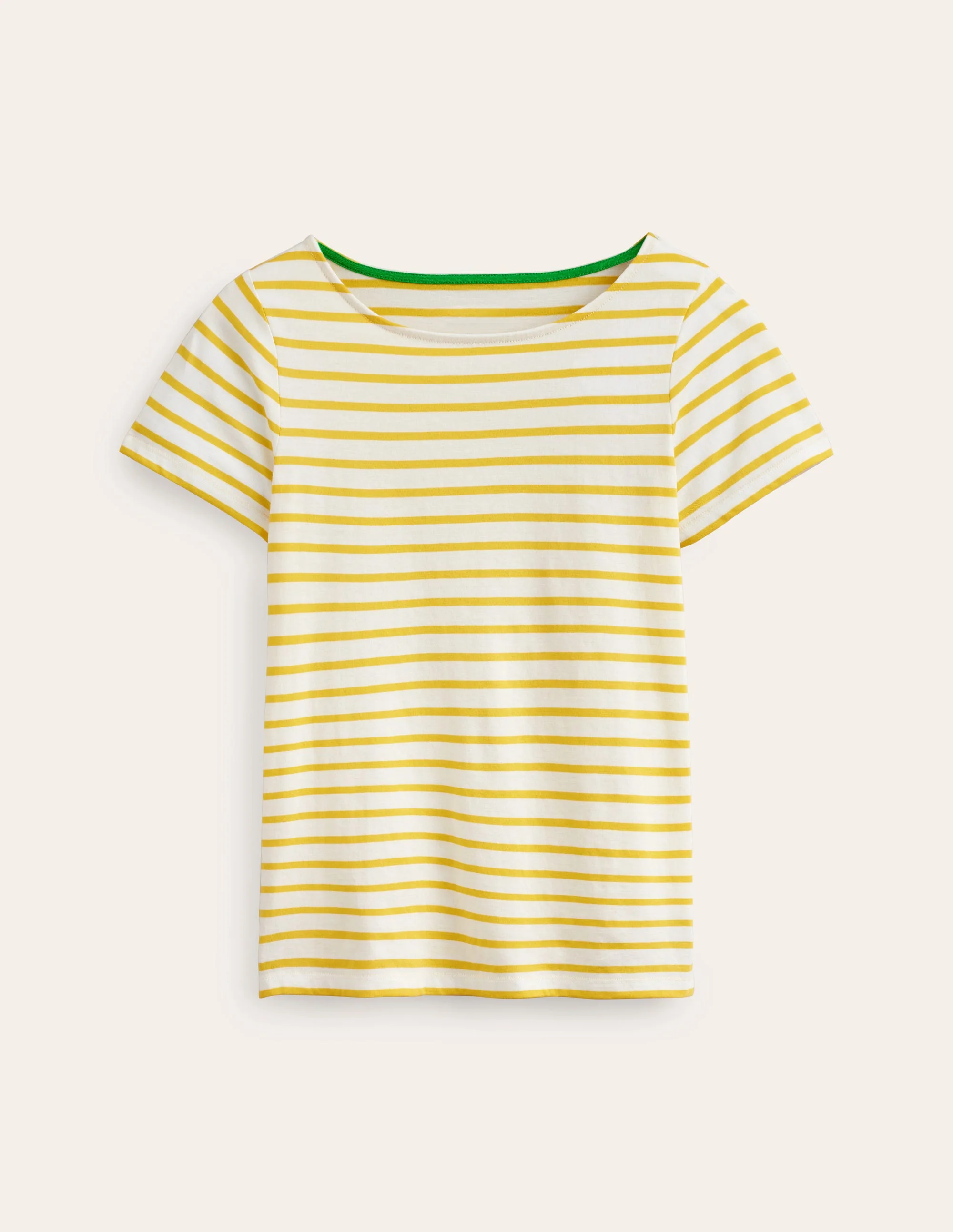 Ella Short Sleeve Breton-Ivory, Passion Fruit - Image 5