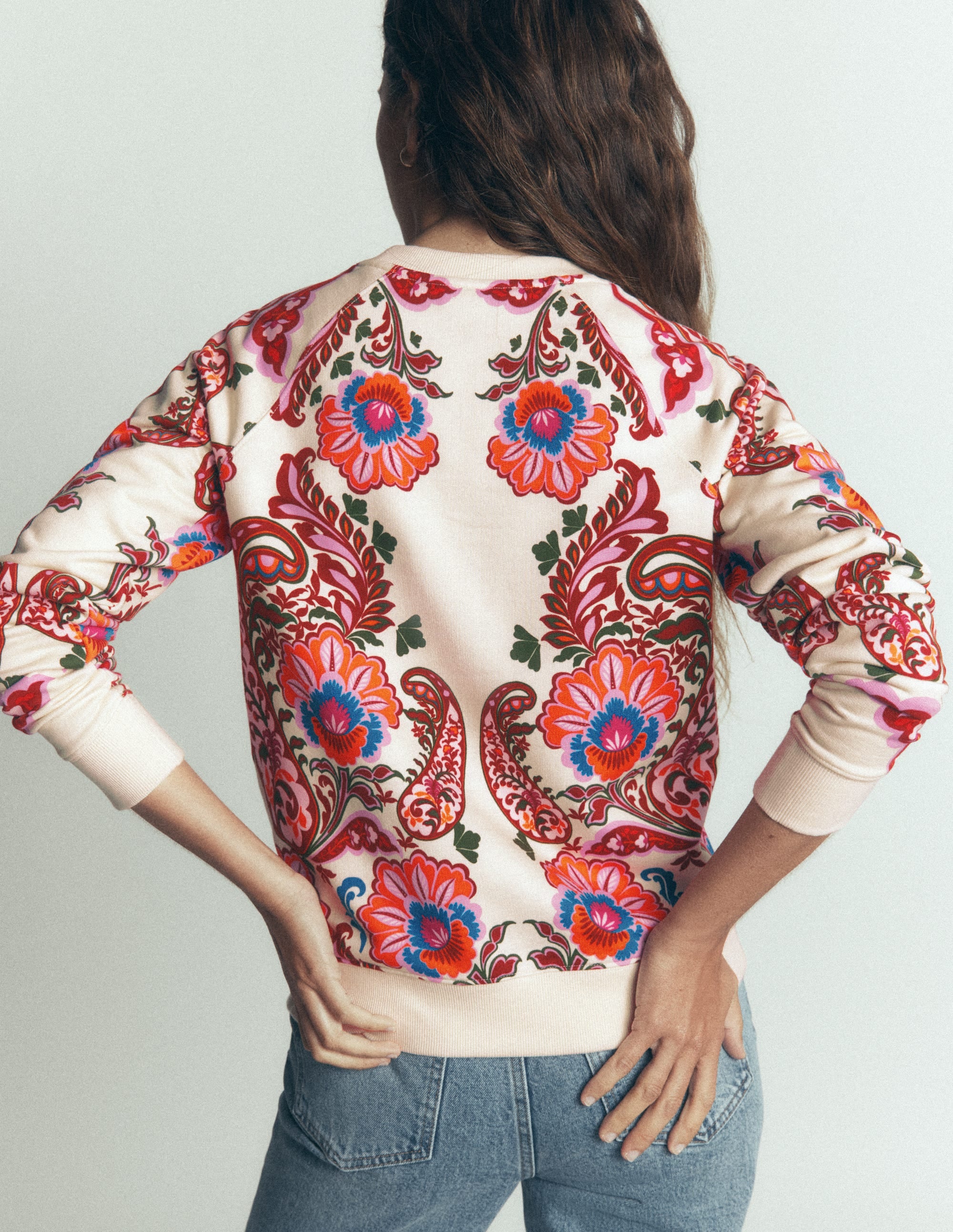Emi Printed Sweatshirt-Multi, Bohemia Dream - Image 3
