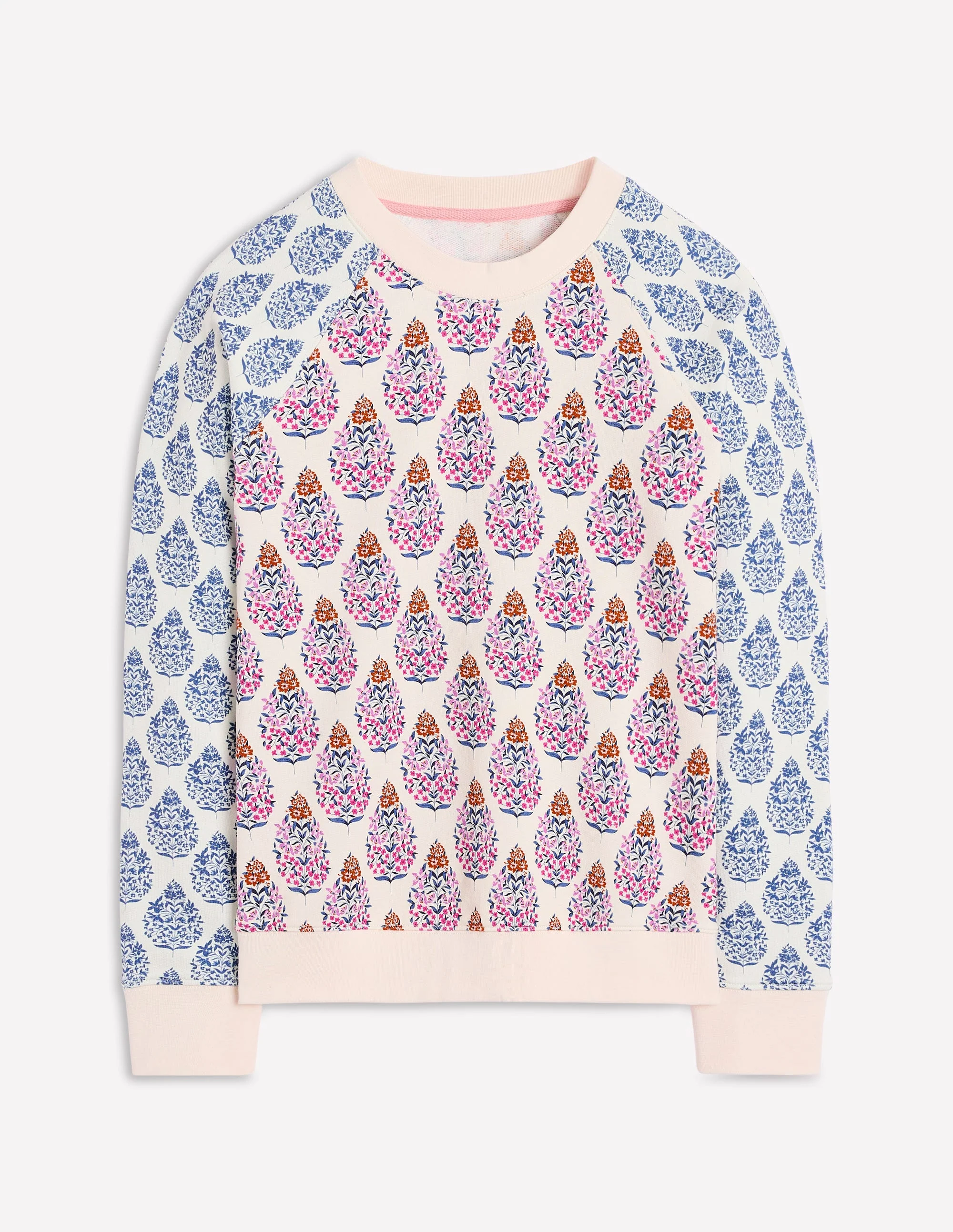Emi Printed Sweatshirt-Multi, Wildflower Bouquet - Image 4