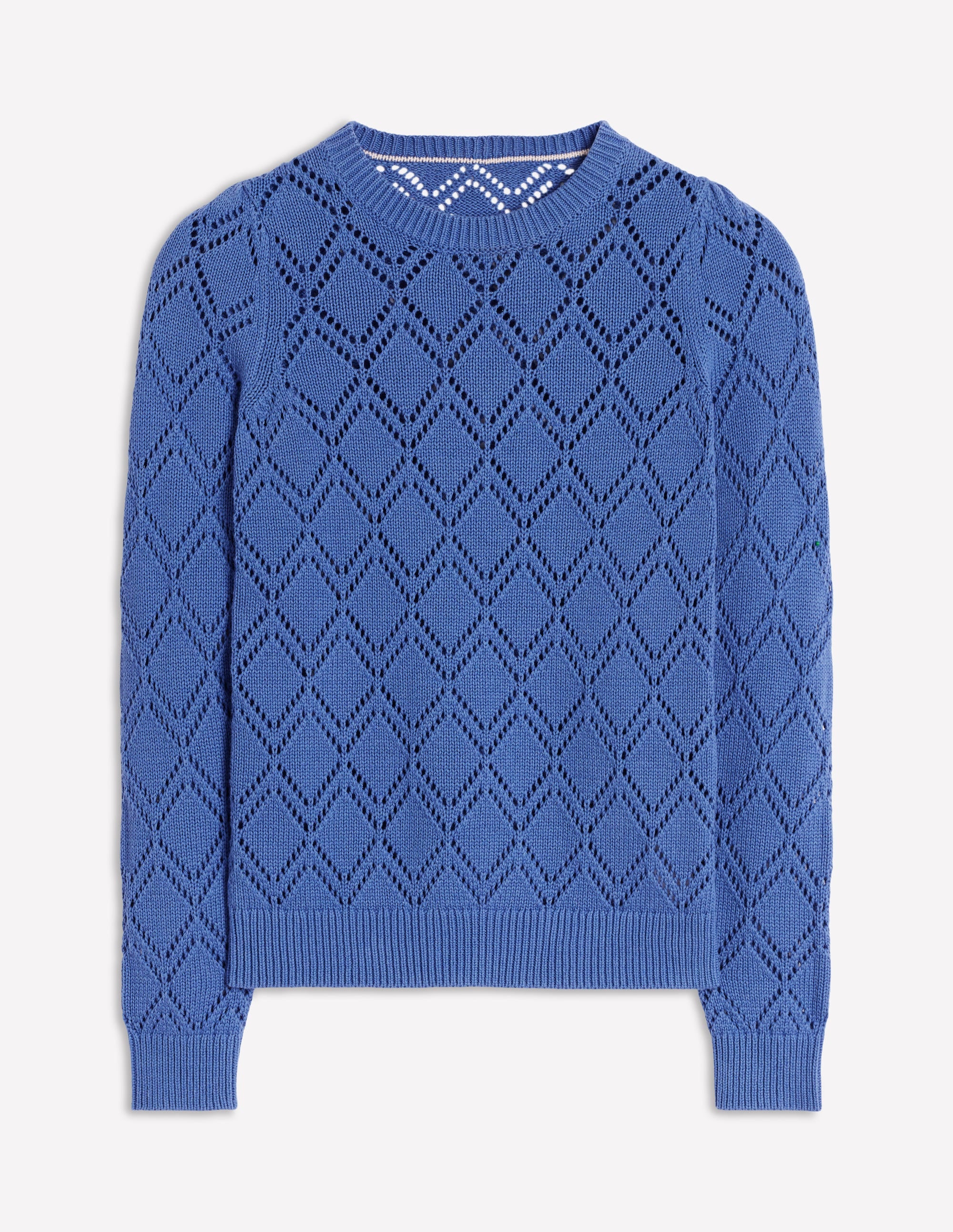 Enid Puff Sleeve Sweater-Blue River - Image 5