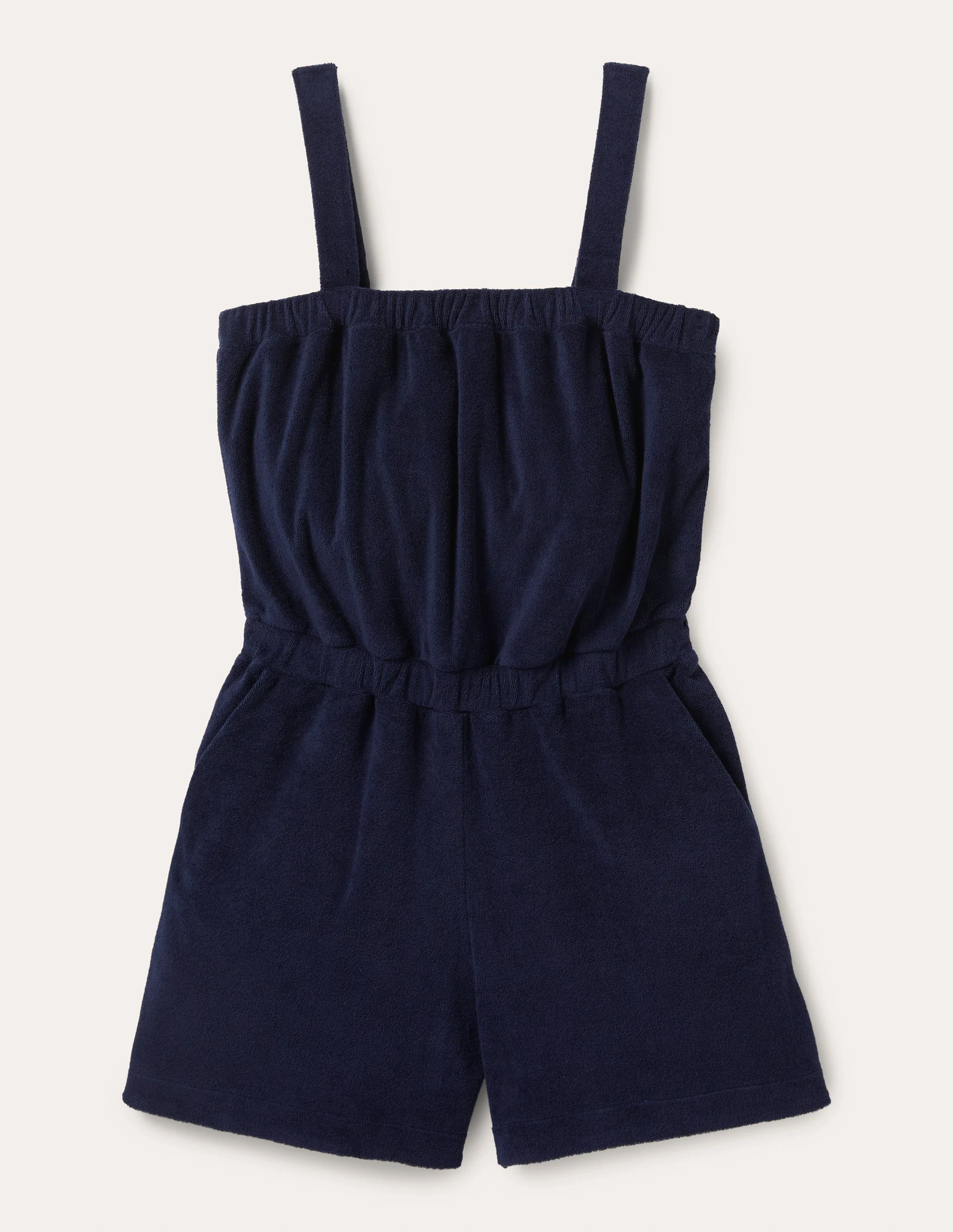 Erica Towelling Romper-Navy - Image 6