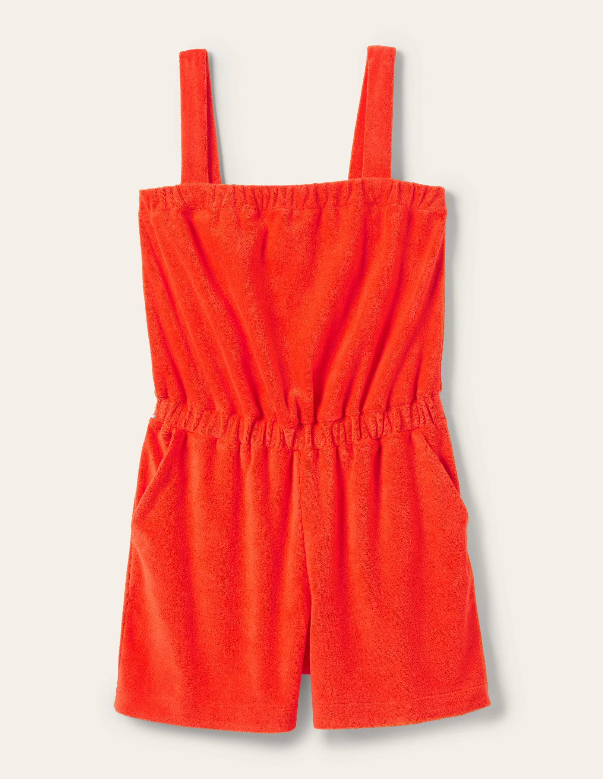 Erica Towelling Romper-Papaya - Image 8
