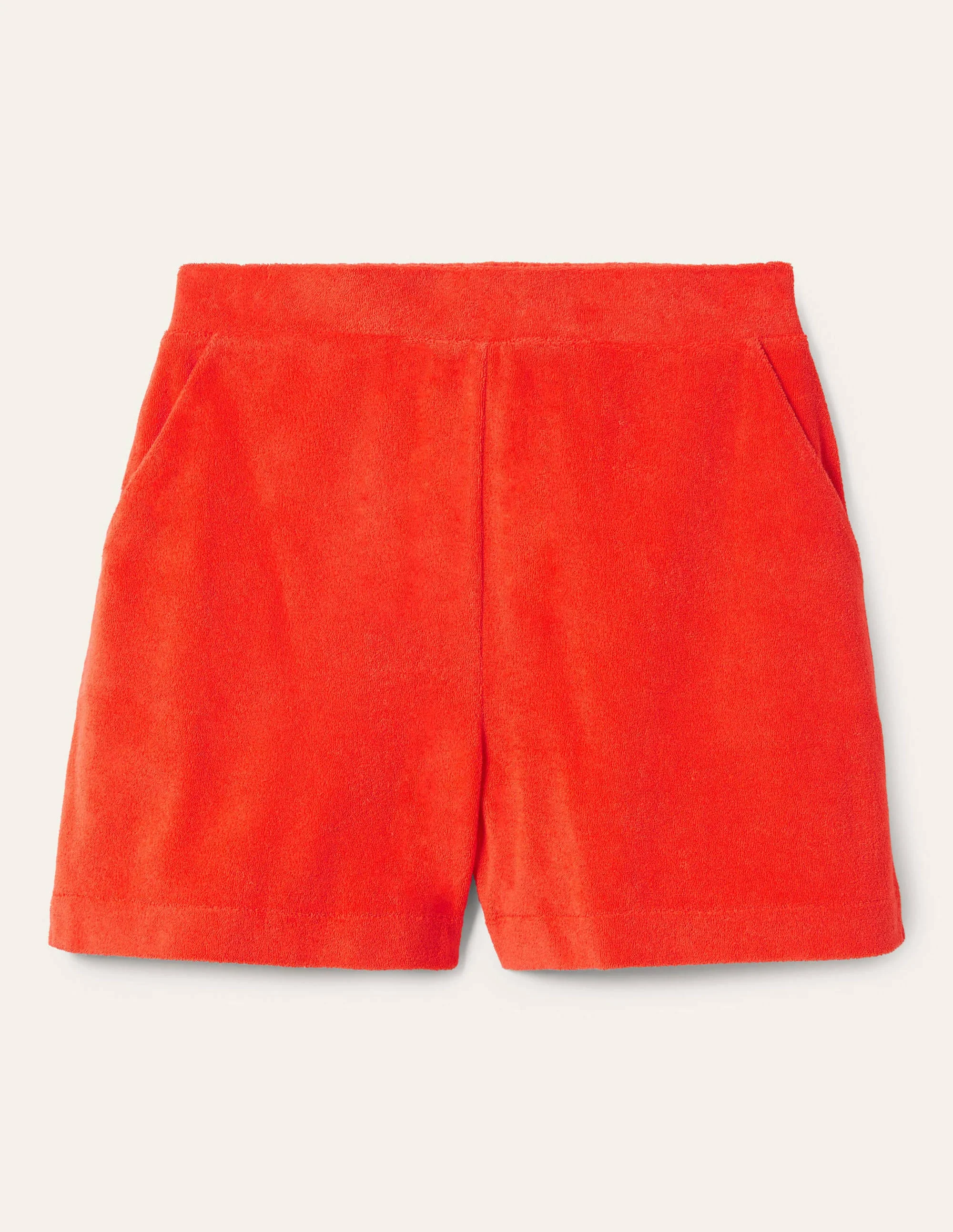 Erica Towelling Shorts-Bright Papaya - Image 5