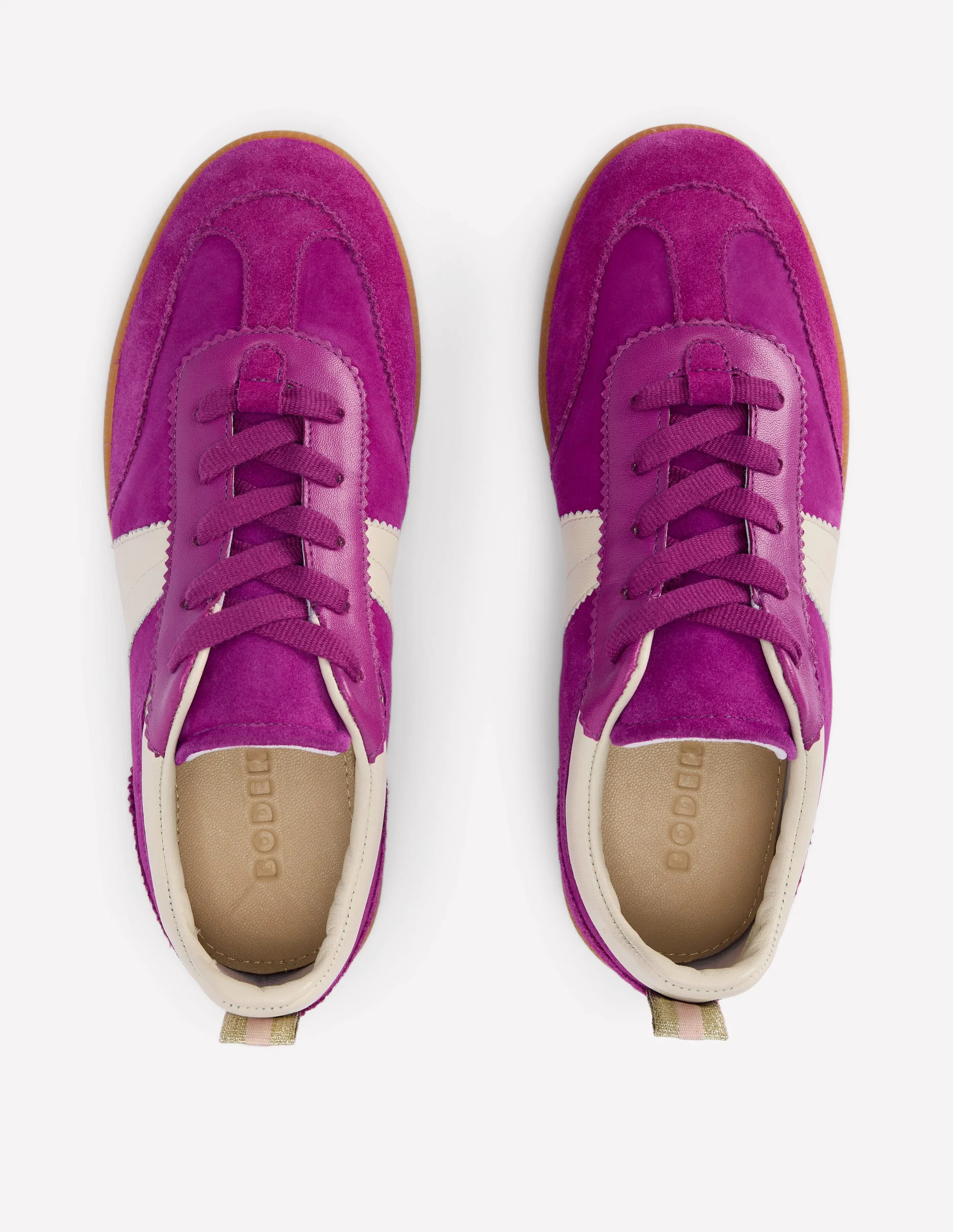 Erin Retro Tennis Trainers-Regal Purple - Image 5