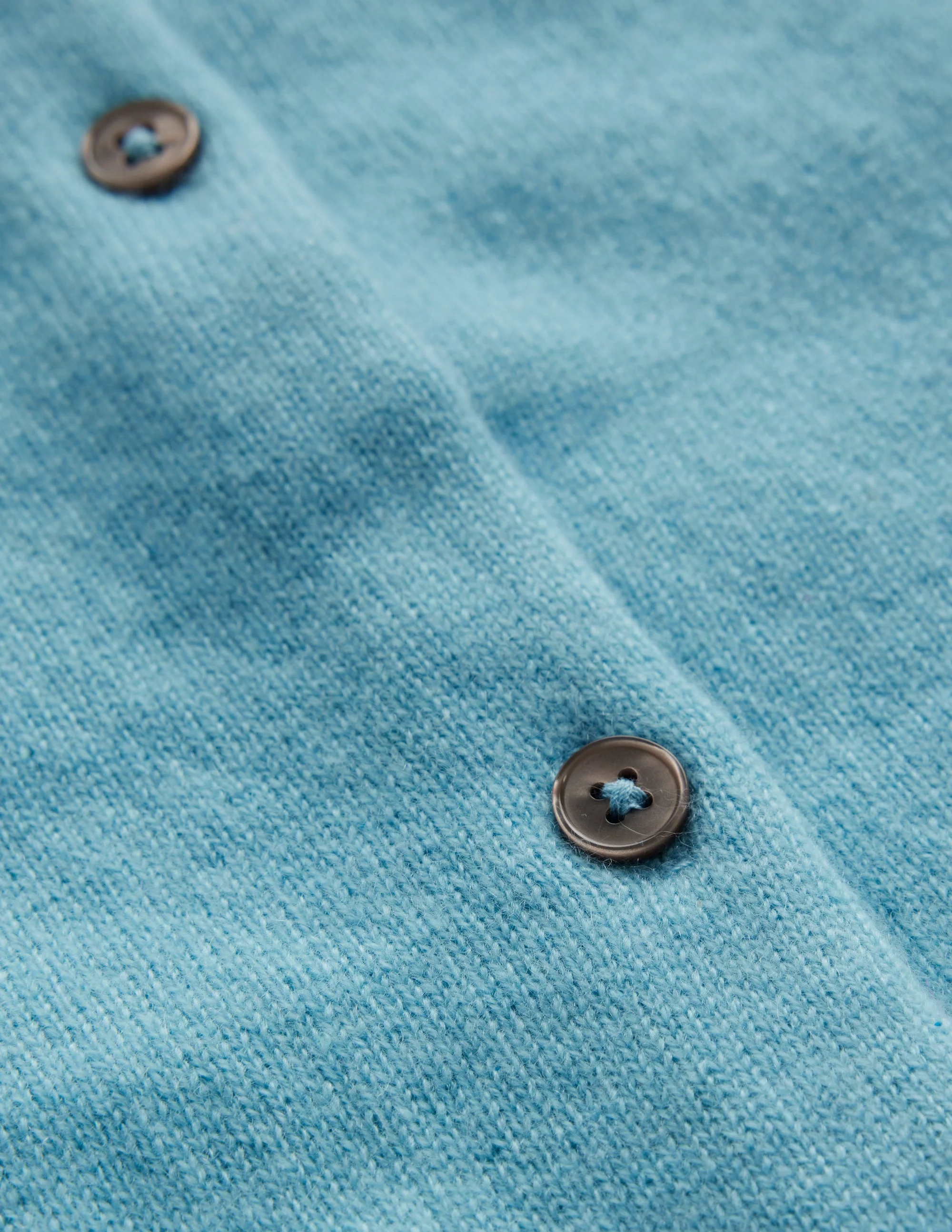 Eva Cashmere Crew Cardigan-Air Blue - Image 7