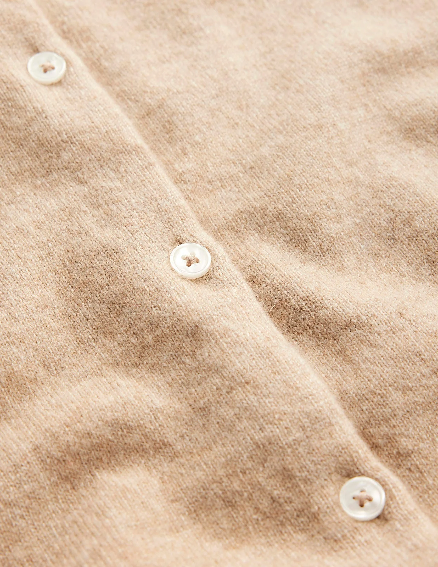 Eva Cashmere Crew Cardigan-Chinchilla Melange - Image 8