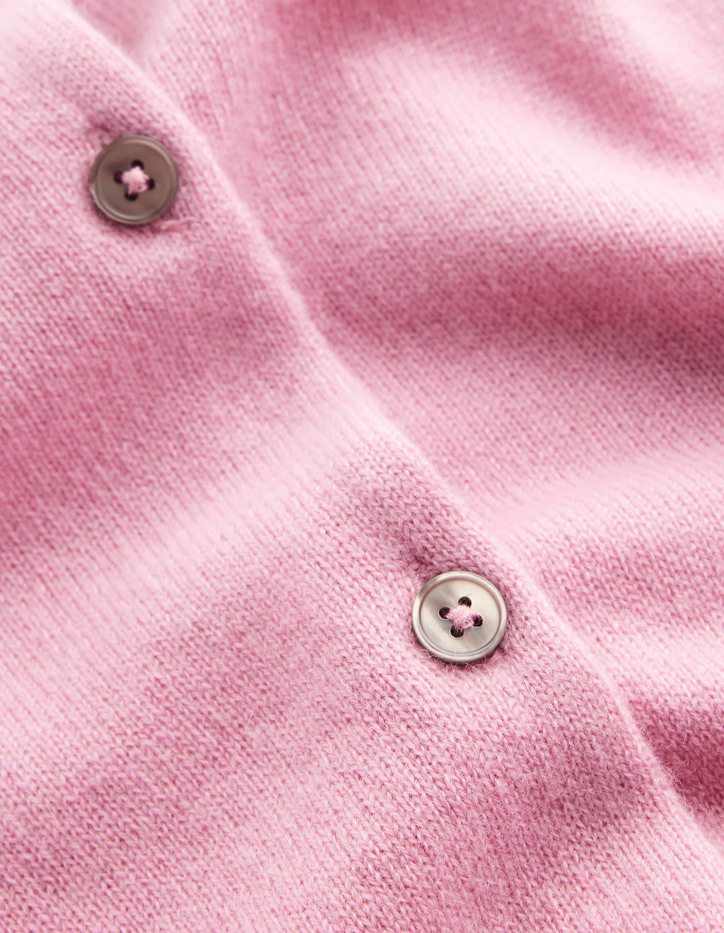 Eva Cashmere Crew Cardigan-Old Rose Pink - Image 6