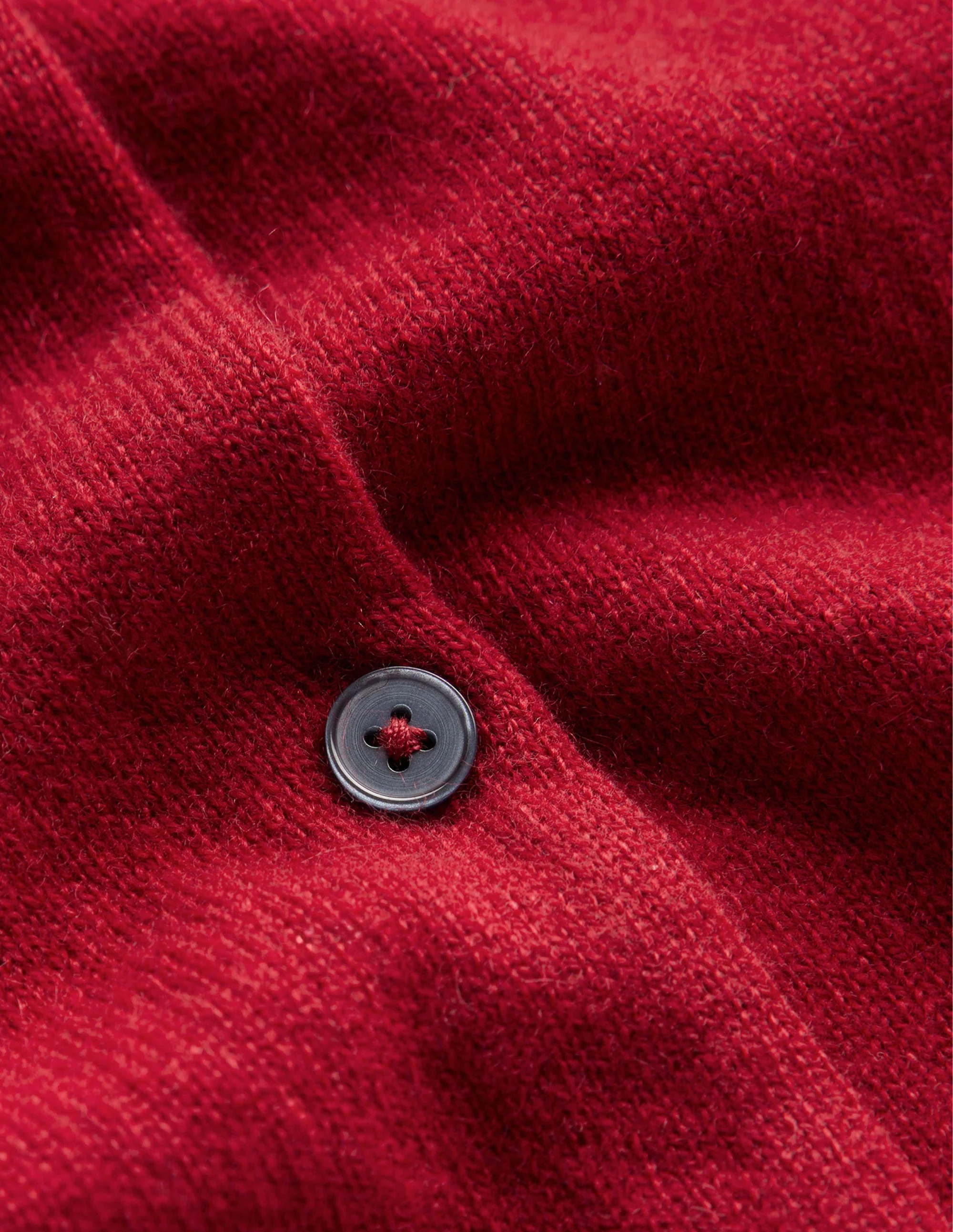 Eva Cashmere Crew Cardigan-Salsa - Image 6