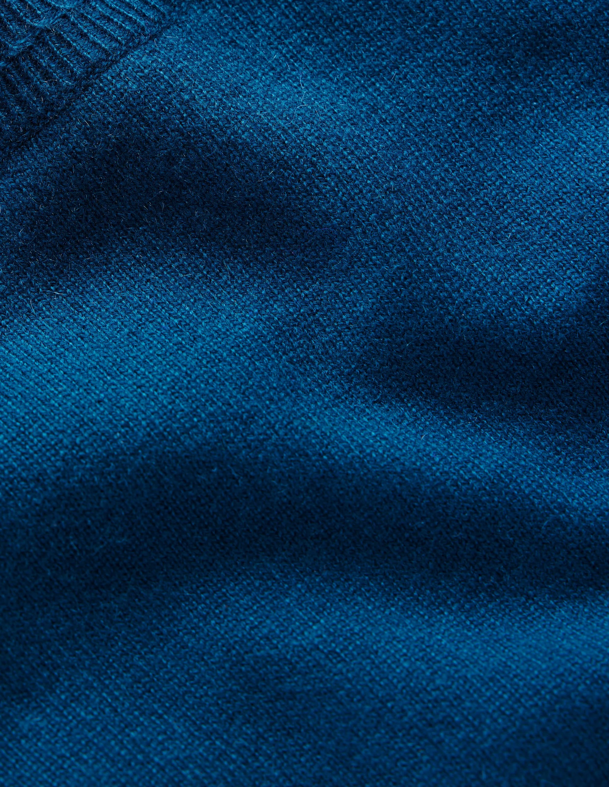Eva Cashmere Crew Neck Jumper-Harbour Blue - Image 6