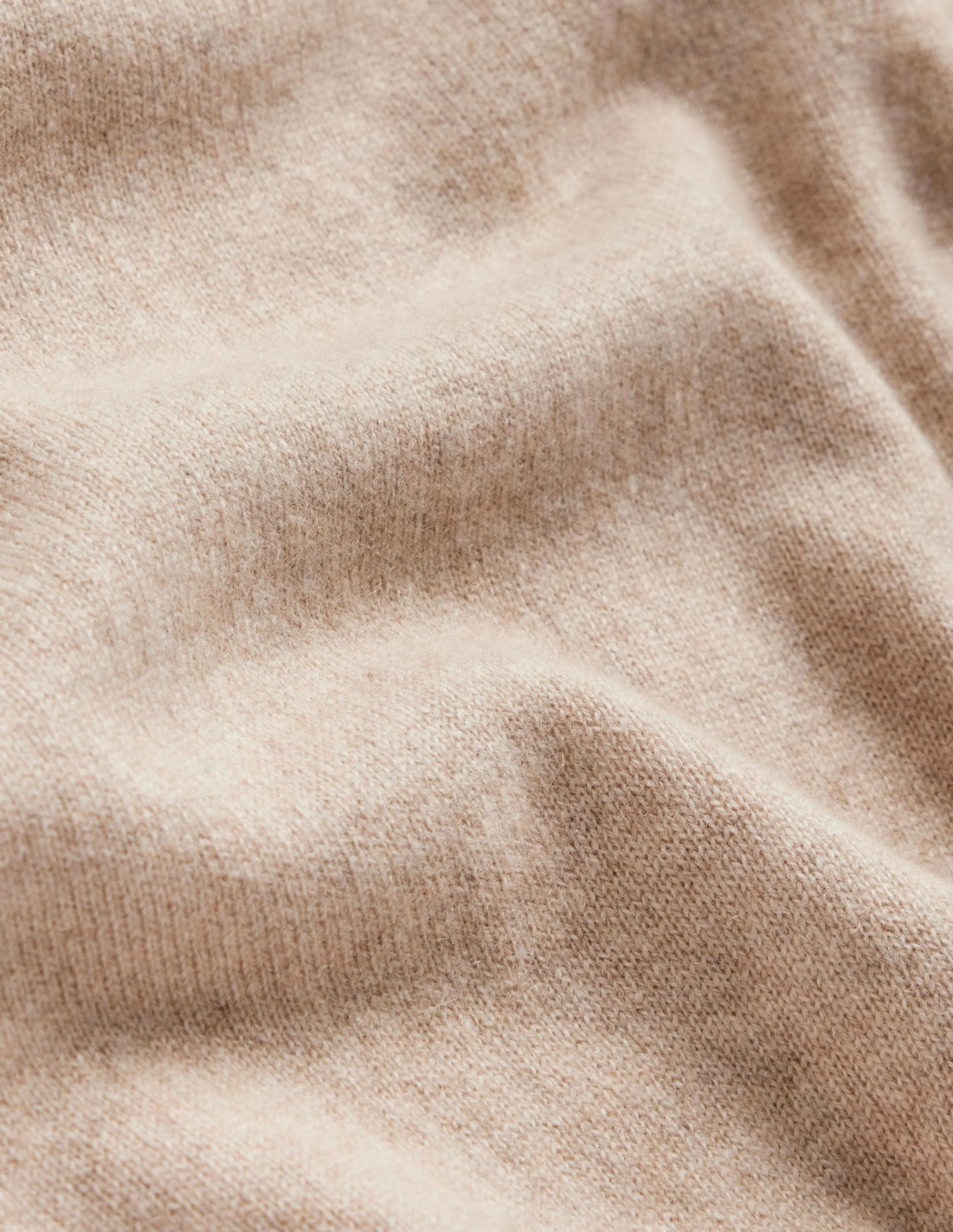Eva Cashmere Crew Neck Sweater-Chinchilla Melange - Image 9