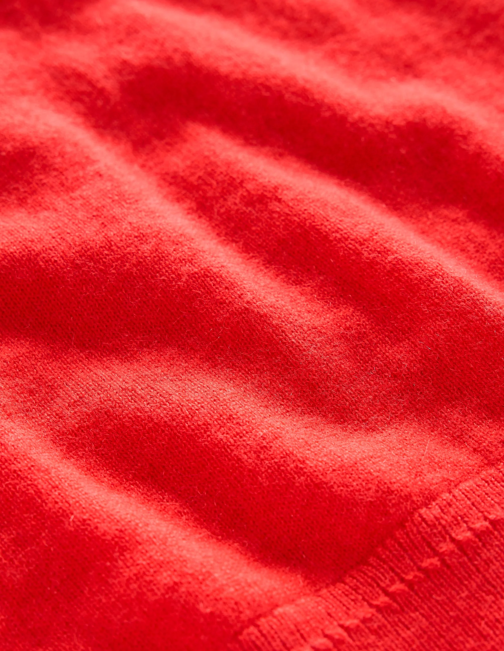 Eva Cashmere Crew Neck Sweater-Strawberry Tart Red - Image 6