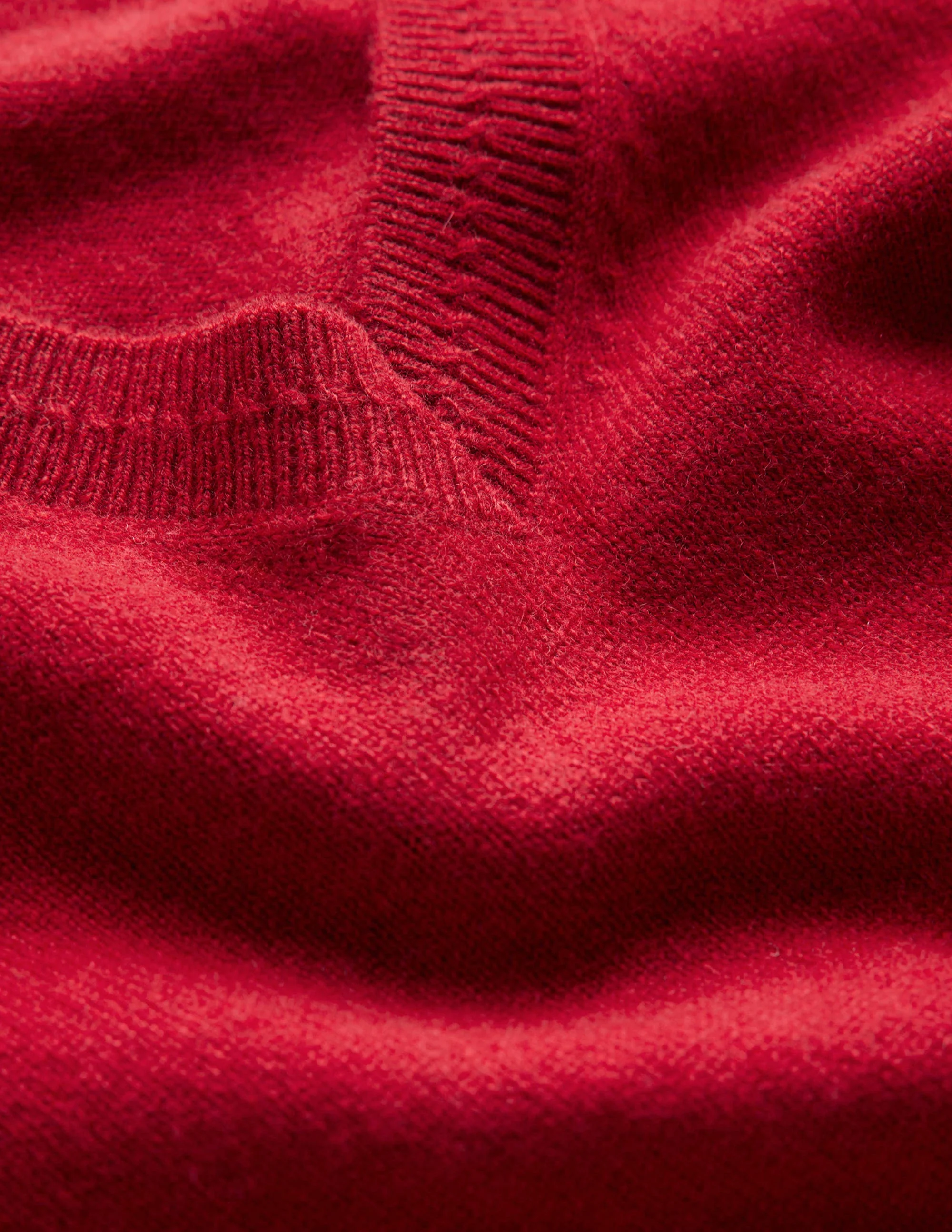 Eva Cashmere V-Neck Sweater-Salsa - Image 6