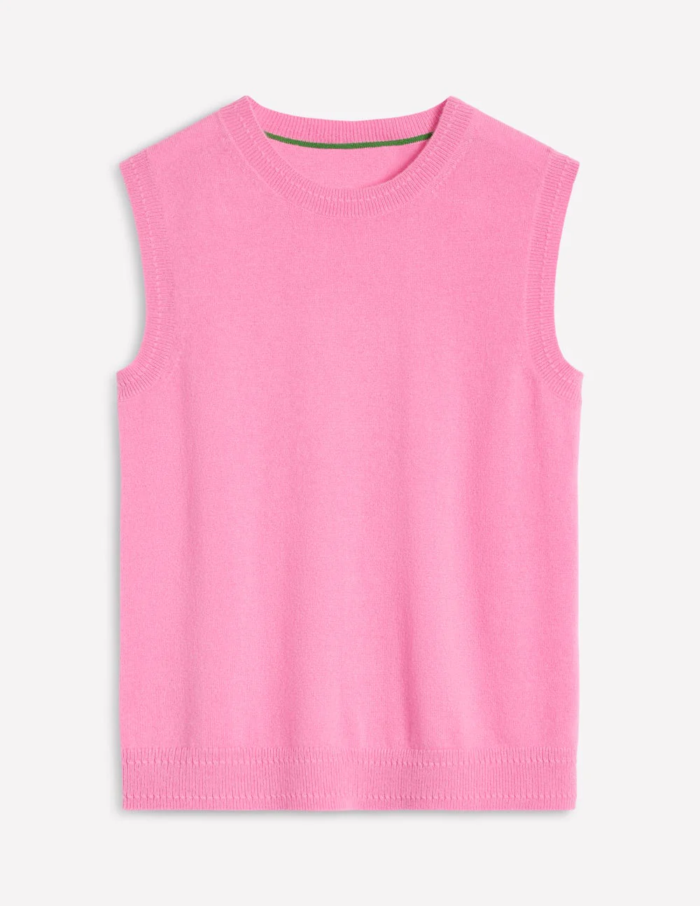 Eva Cashmere Vest-Meadowsweet Pink - Image 6