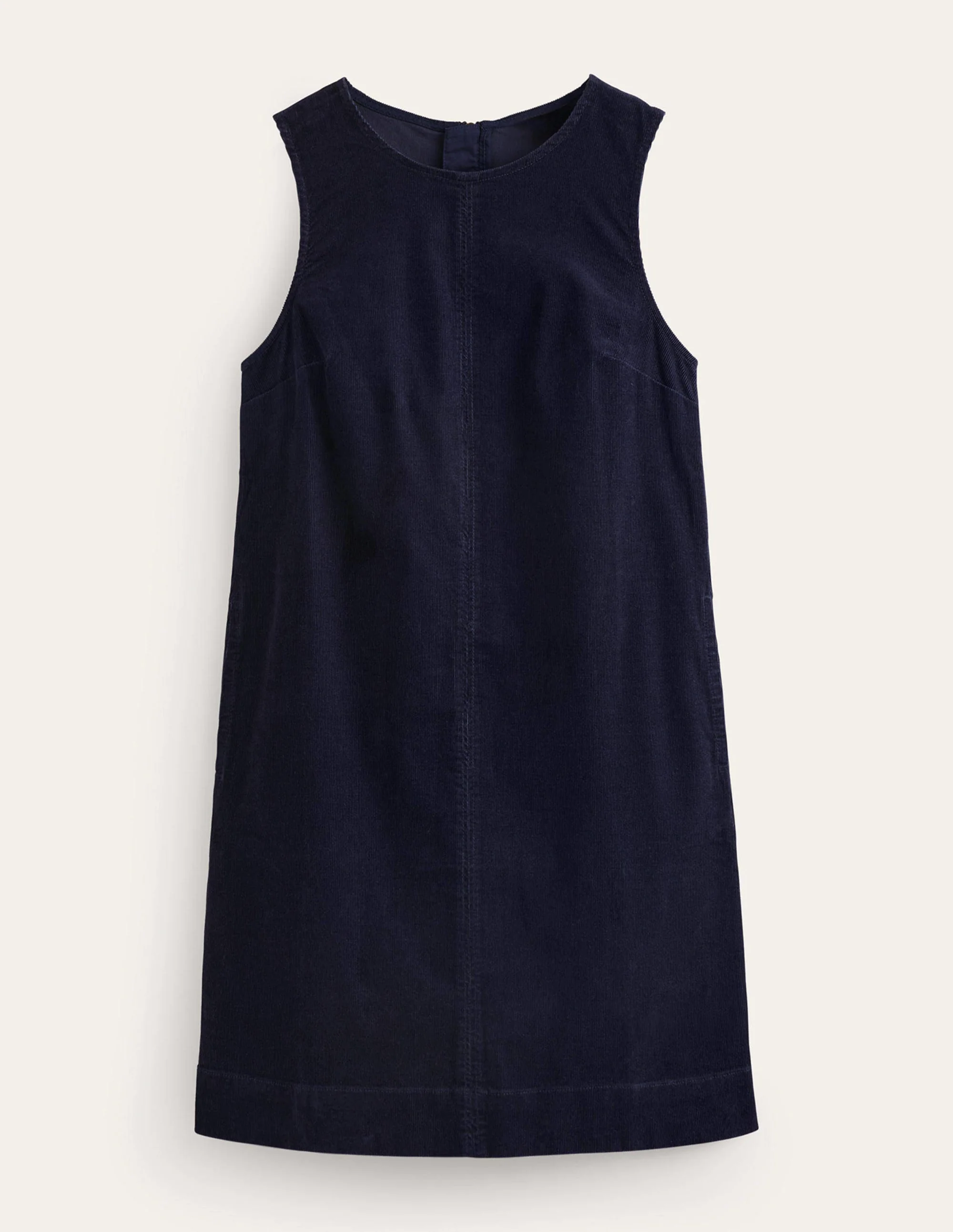 Evie Cord Shift Dress-Navy - Image 6