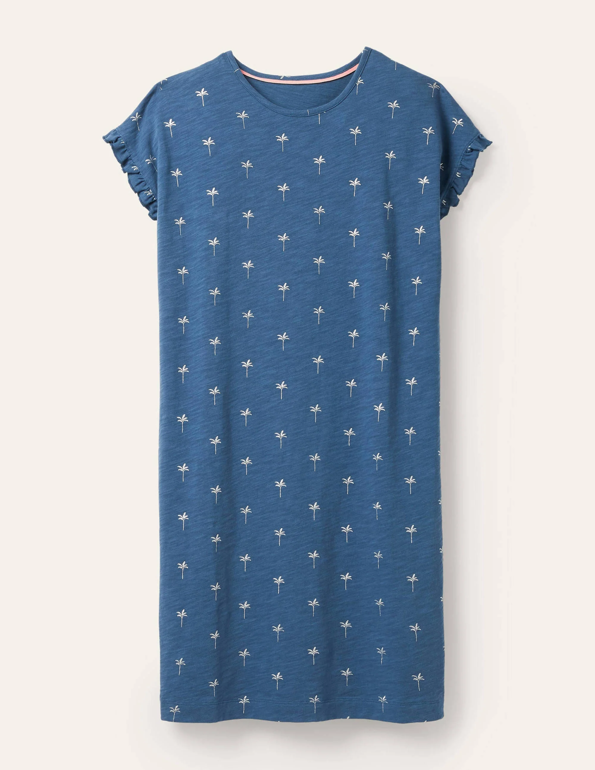 Faye Jersey T-shirt Dress-Aircraft, Rainforest Stamp - Image 5
