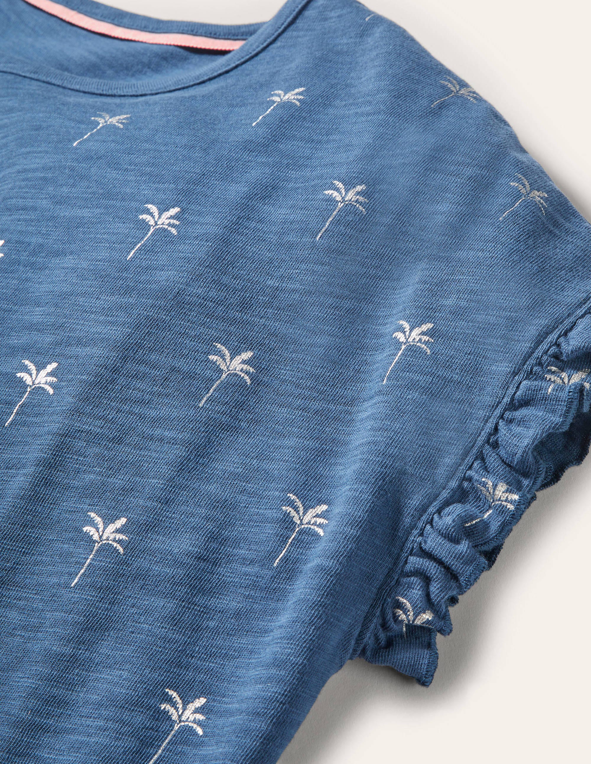Faye Jersey T-shirt Dress-Aircraft, Rainforest Stamp - Image 6