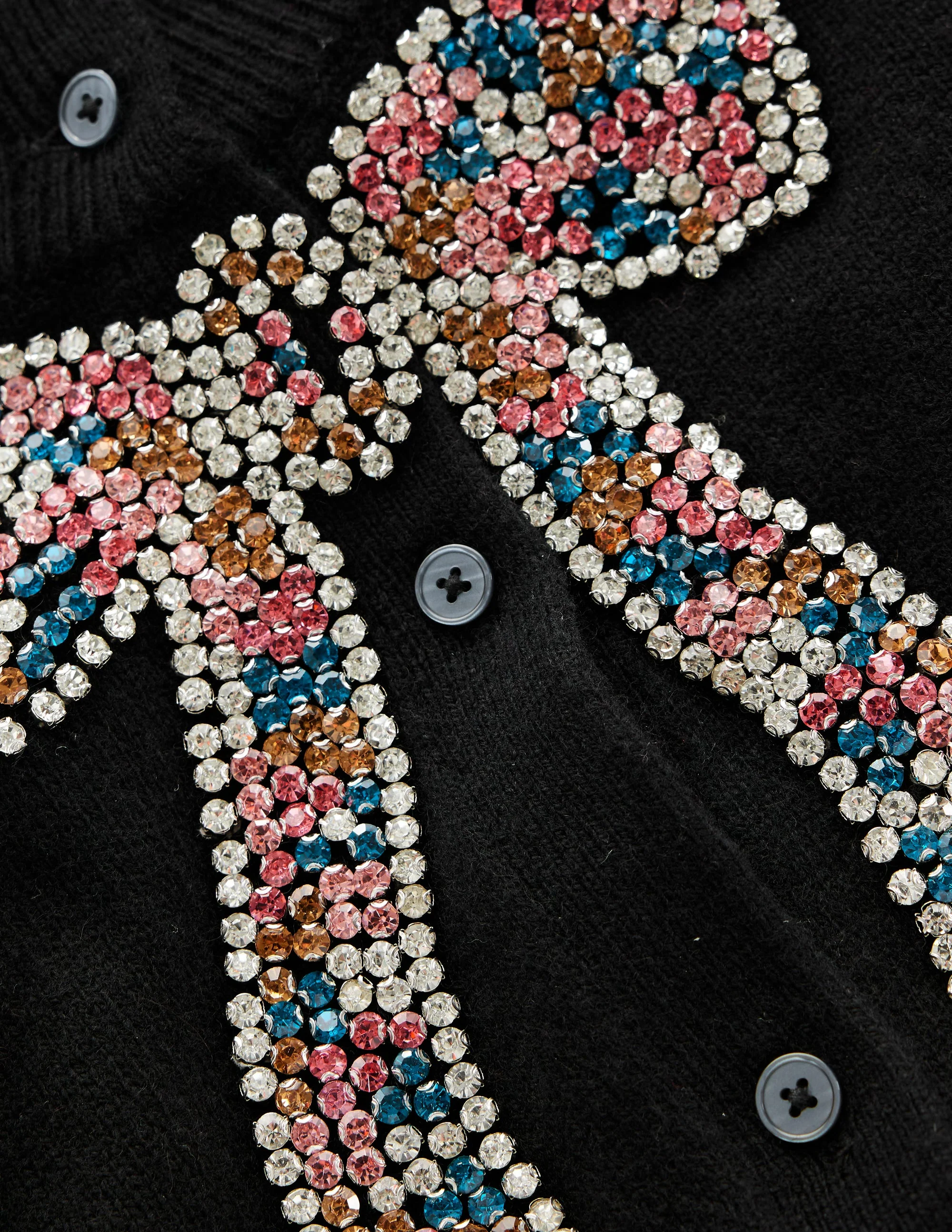 Fenella Embellished Cardigan-Black - Image 9