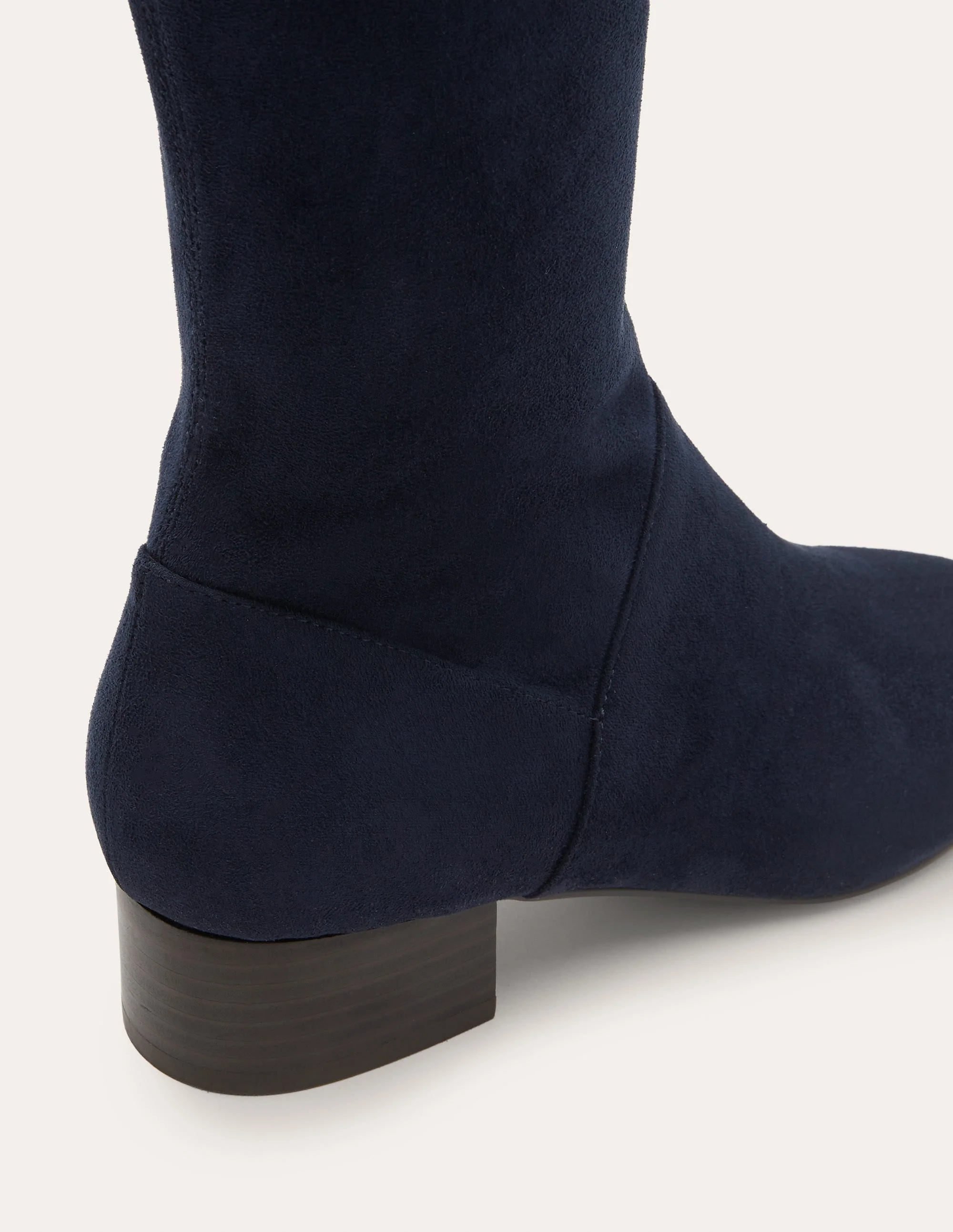 Flat Stretch Boots-Navy - Image 3