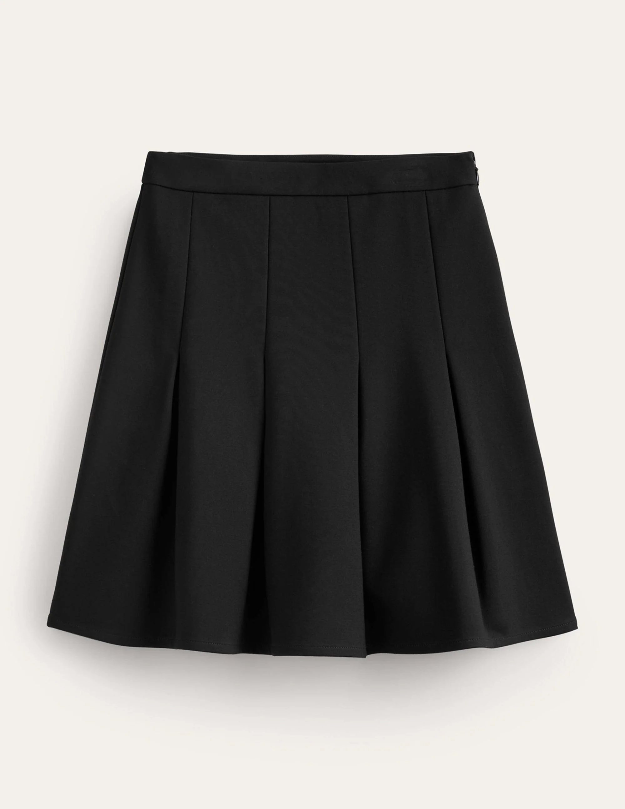 Flippy Ponte Mini Skirt-Black - Image 5