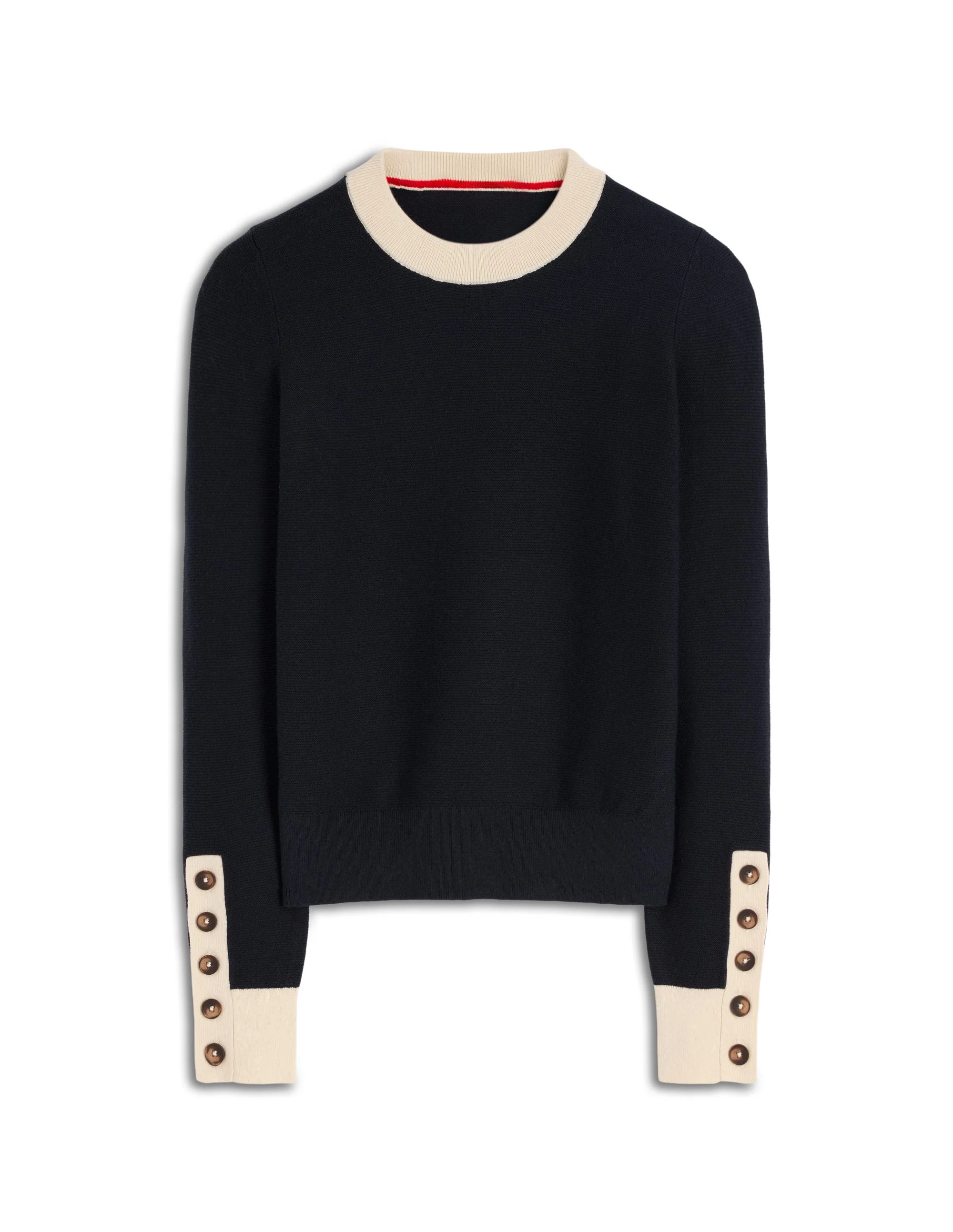 Grace Colour Block Sweater-Navy - Image 5