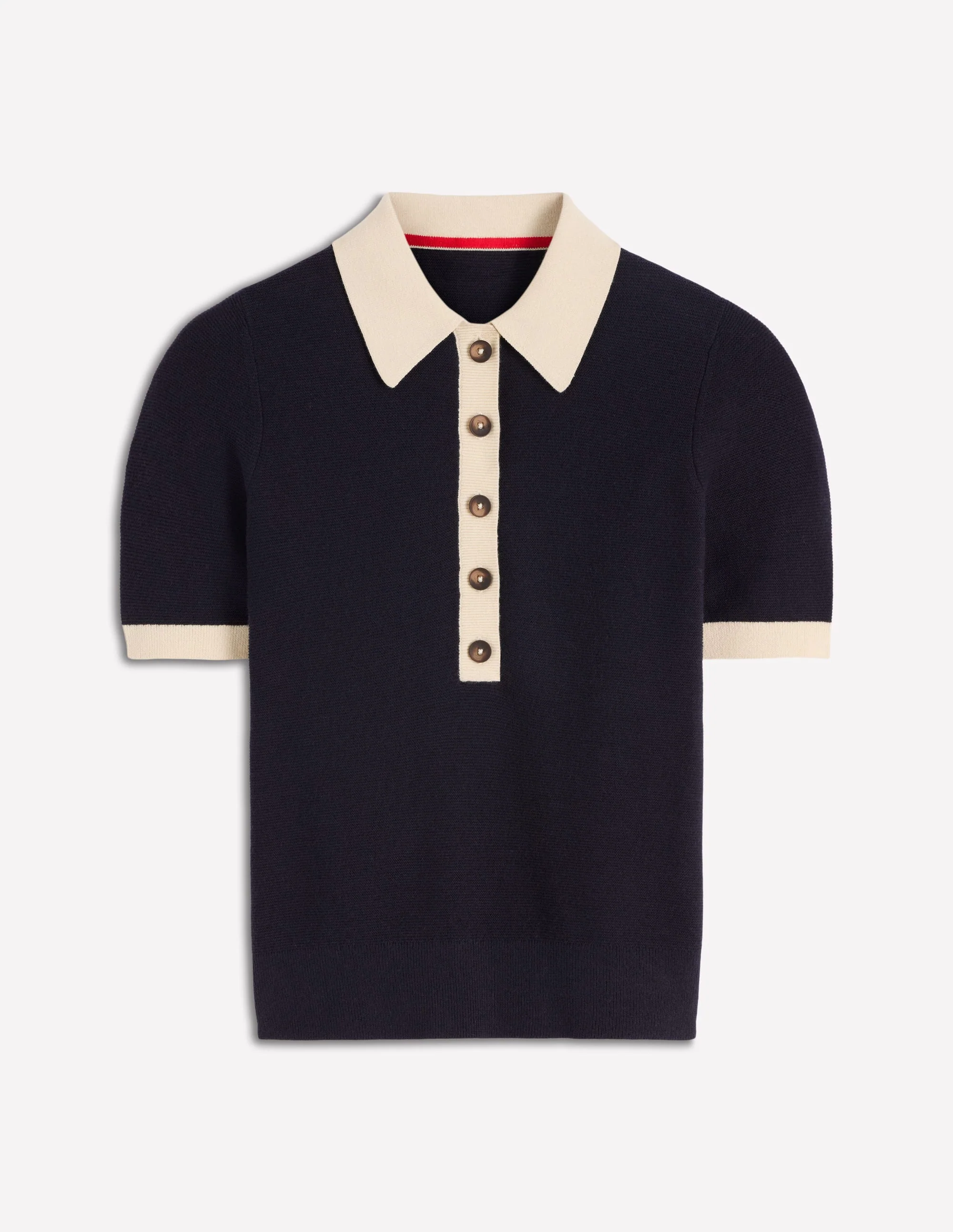 Grace Colour Block T-Shirt-Navy - Image 6