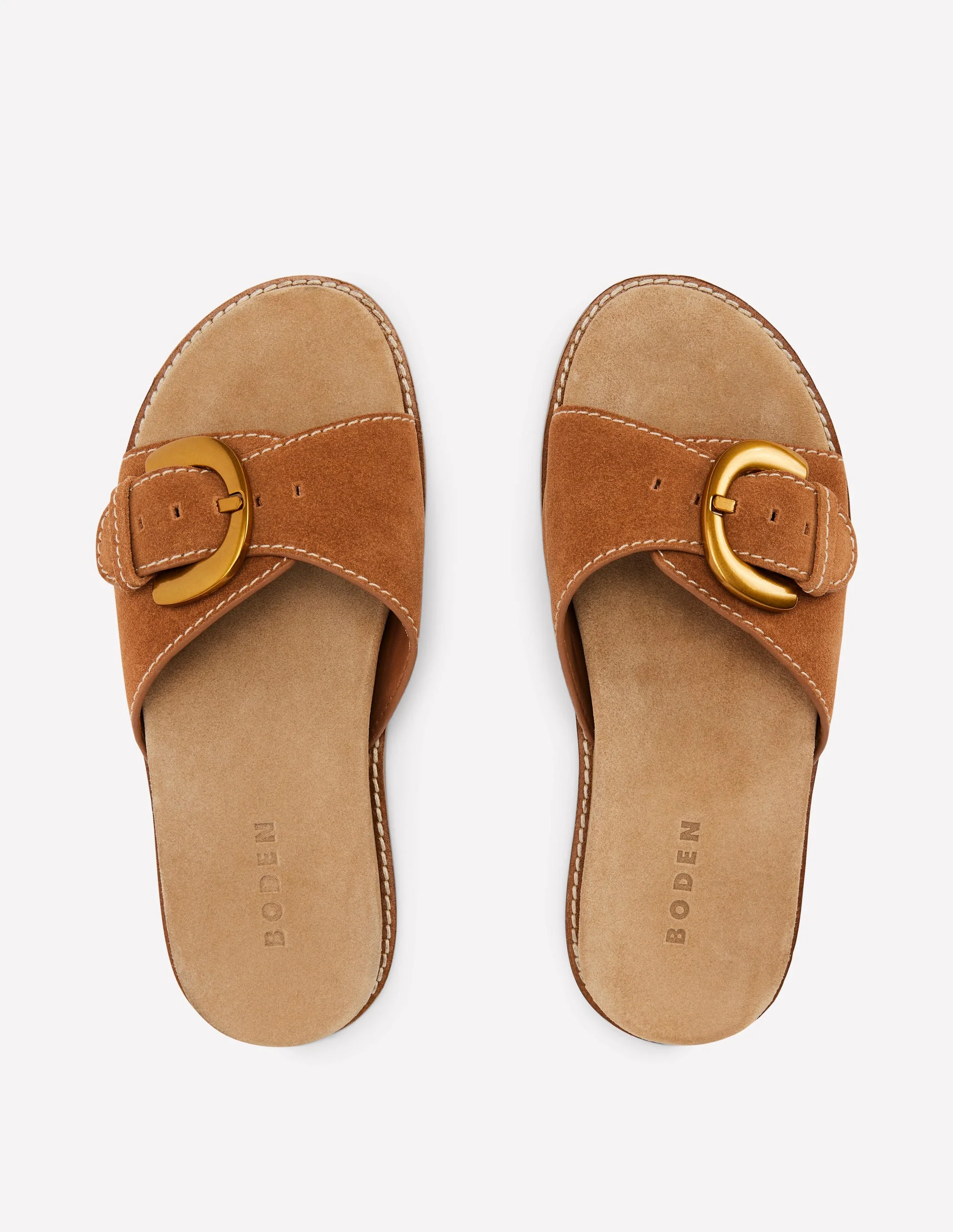 Hardware Mule Sandal-Tan - Image 5