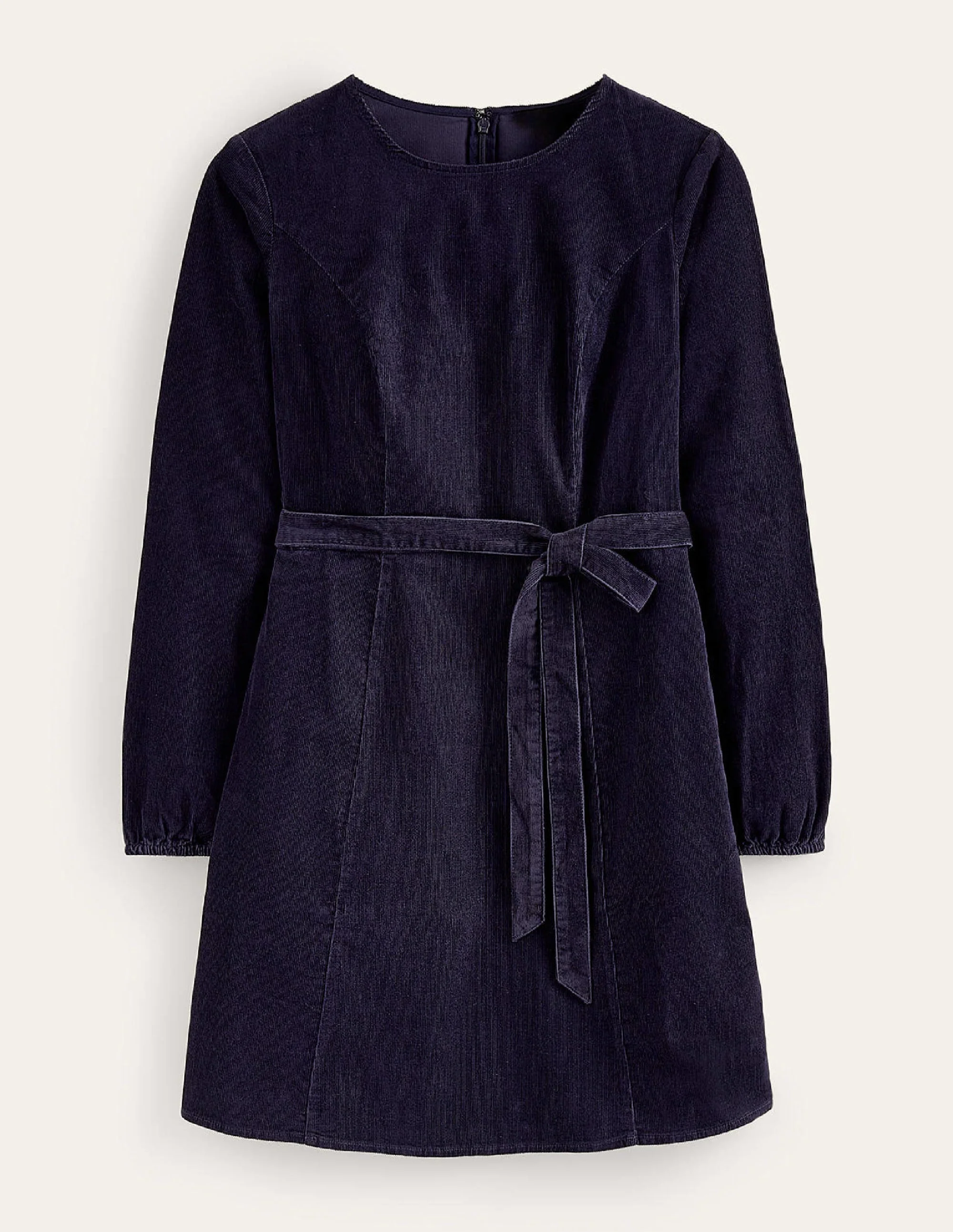 Harriet Cord Dress-Navy - Image 5
