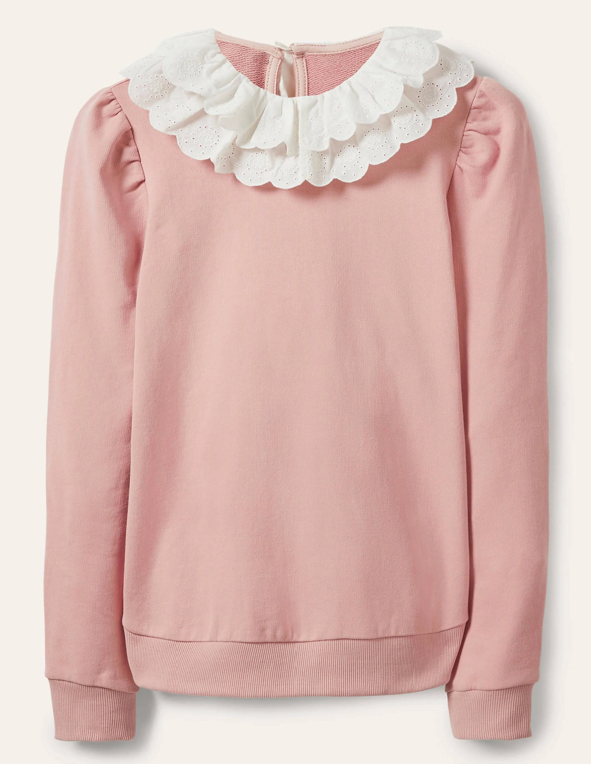Hattie Collar Sweatshirt-Milkshake - Image 5