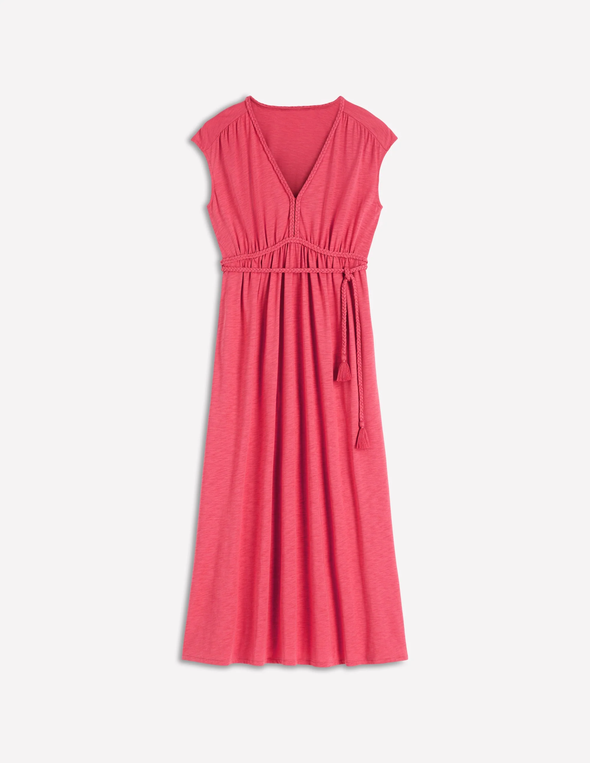 Heidi Ruched Rope Jersey Dress-Winter Blush - Image 7