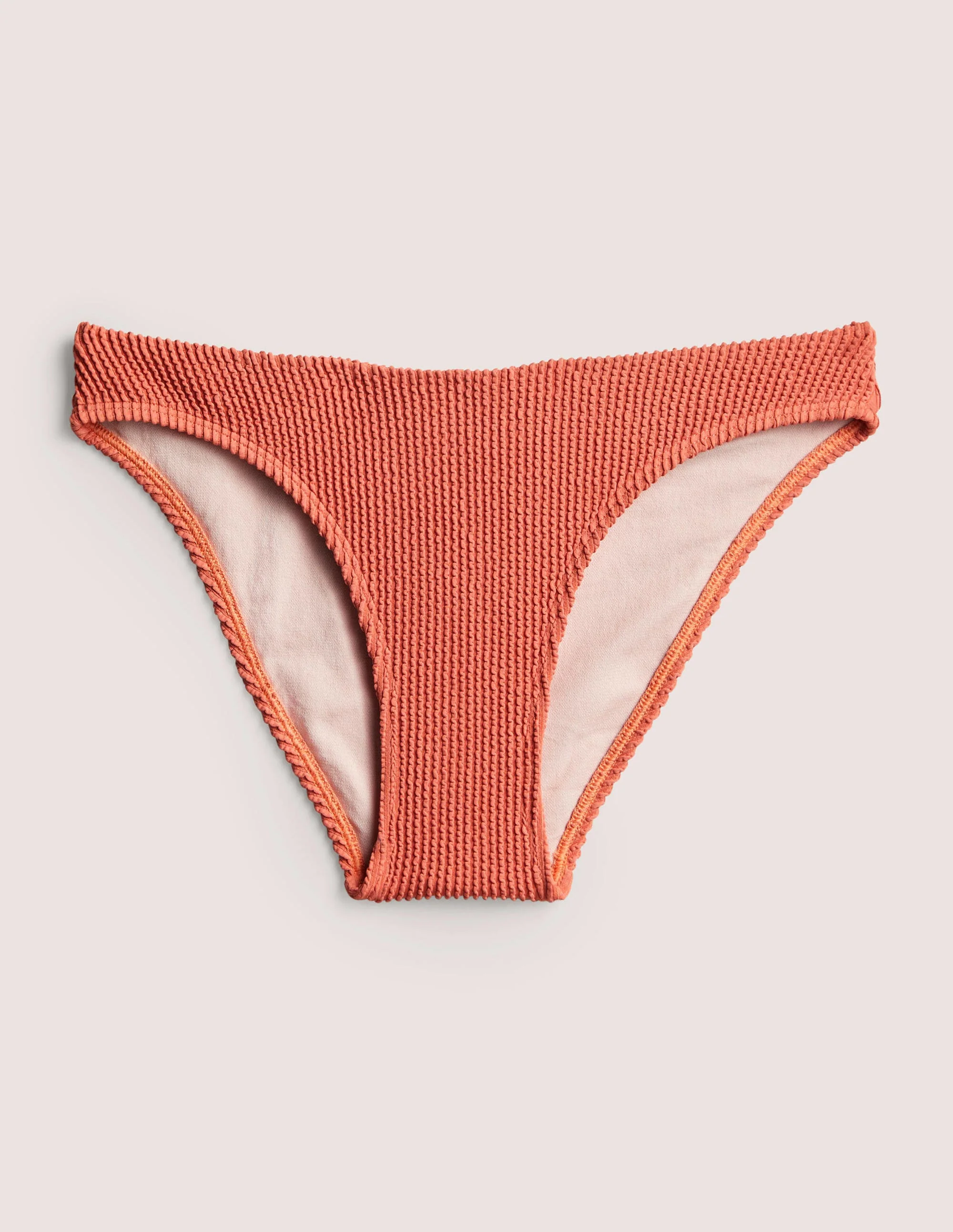 High Leg Bikini Bottoms-Terracotta - Image 5