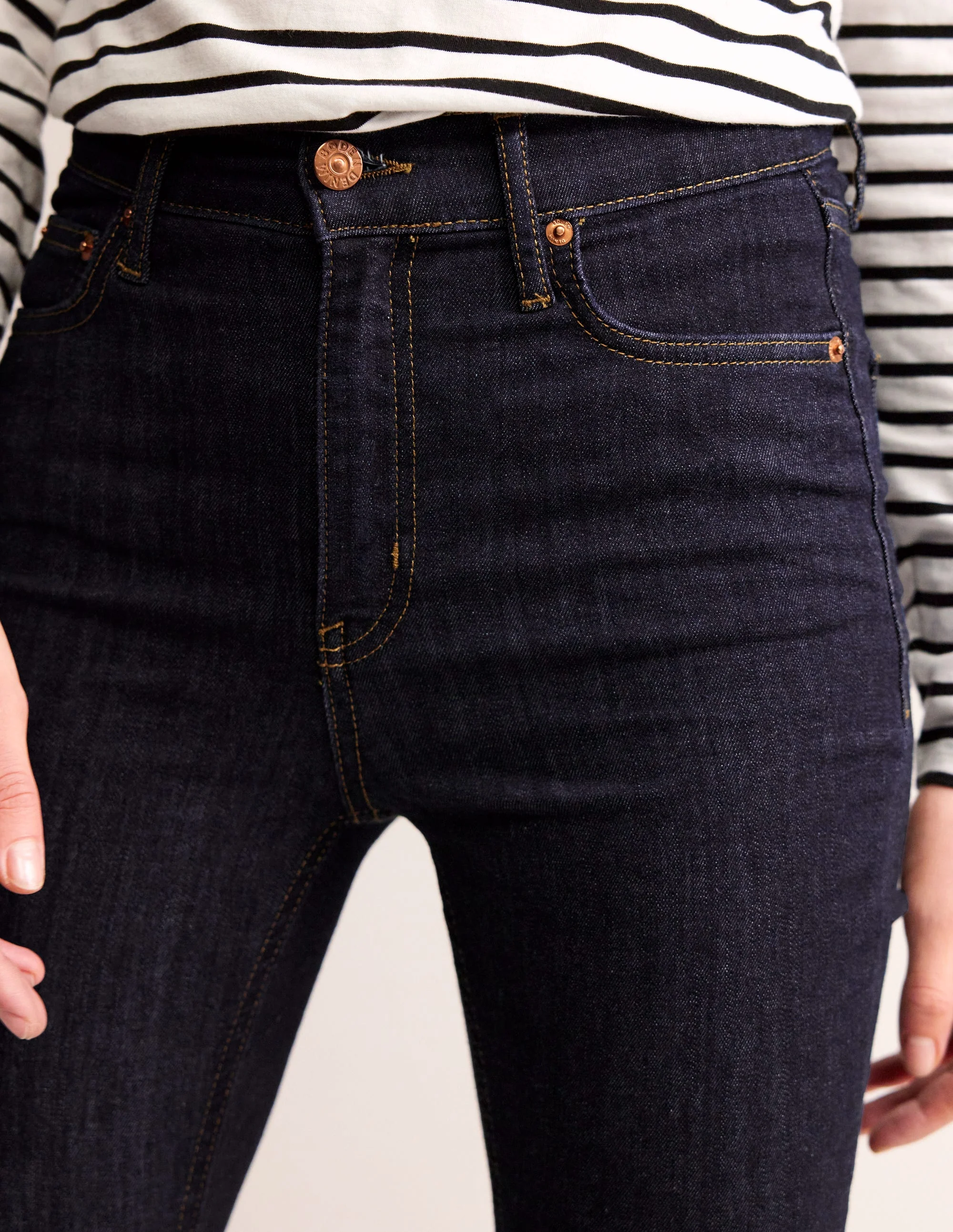 High Rise Skinny Jeans-Indigo - Image 5
