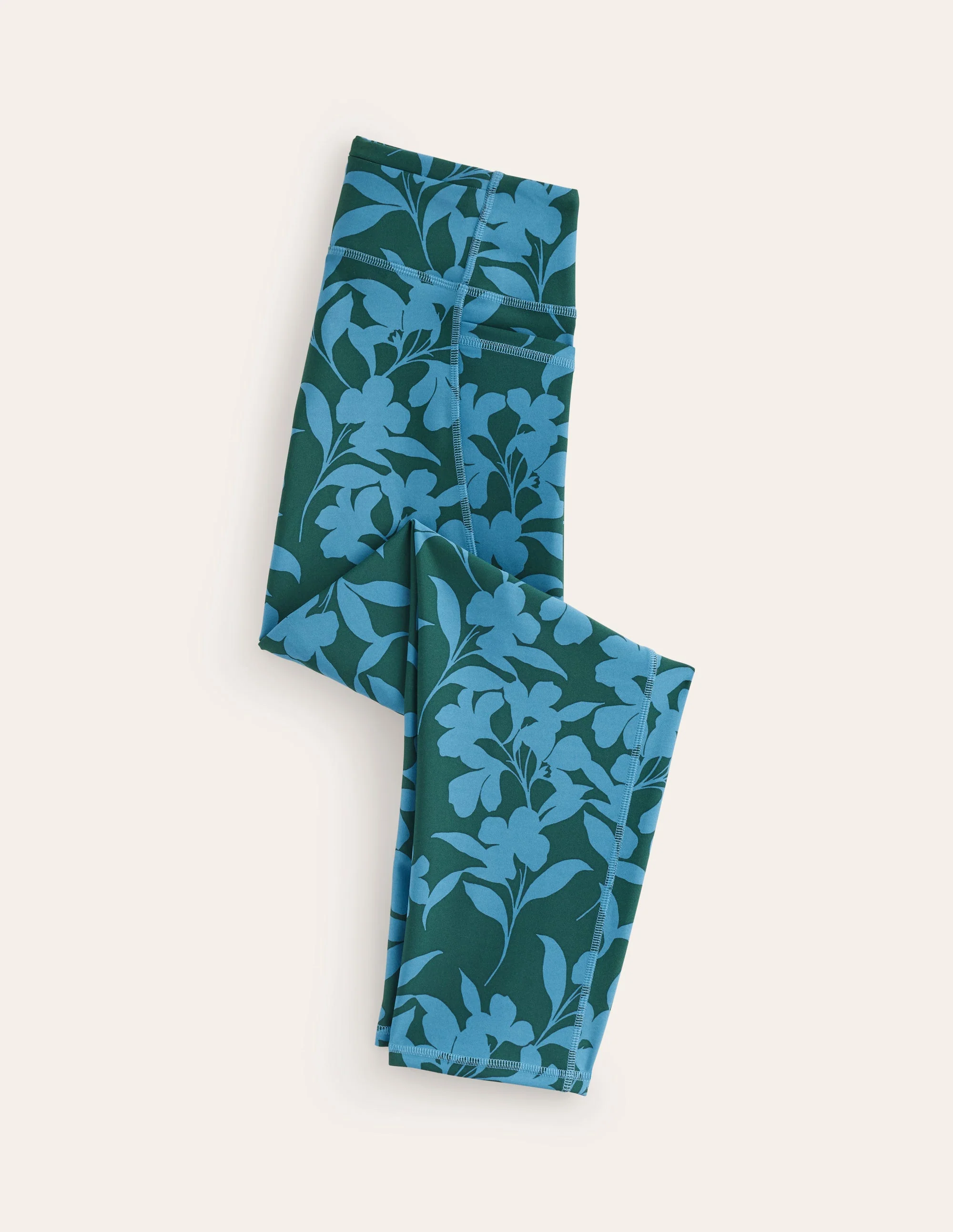 High Waist 7/8 Pocket Leggings-Faience, Silhouette Bloom - Image 5