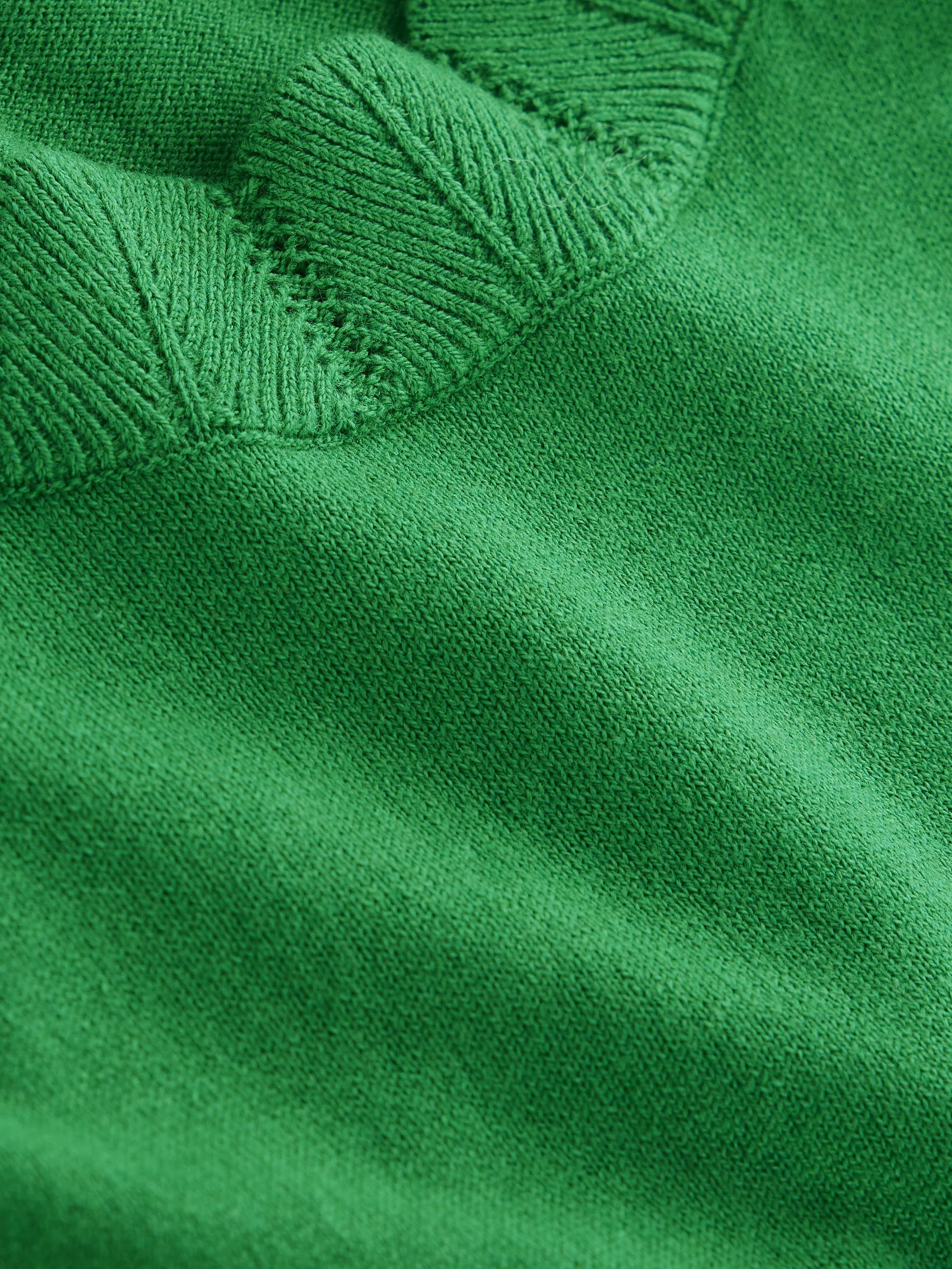 Imi Scalloped Sweater-Rich Emerald - Image 6