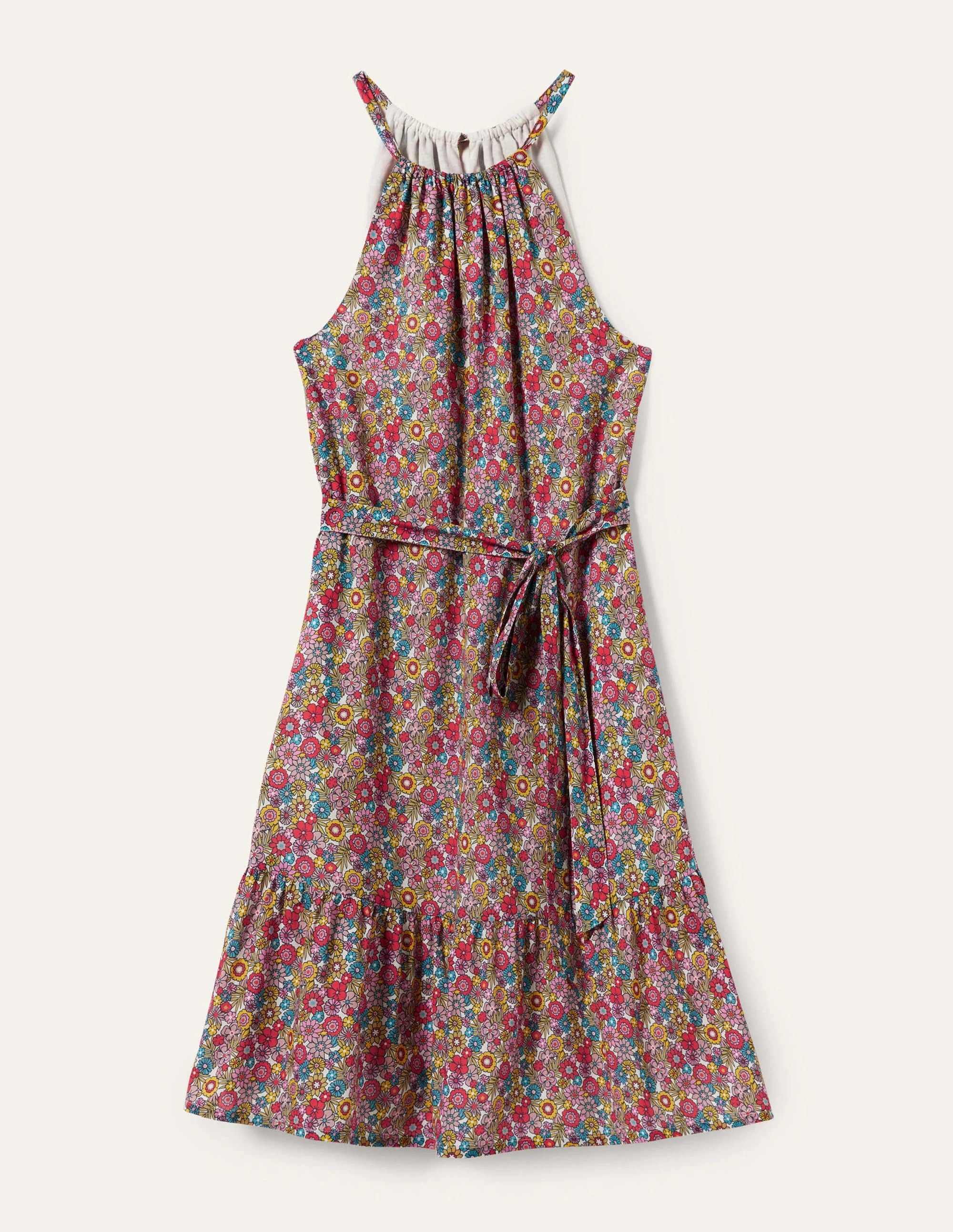 Ingrid Halterneck Dress-Multi, Bloom Garden - Image 7
