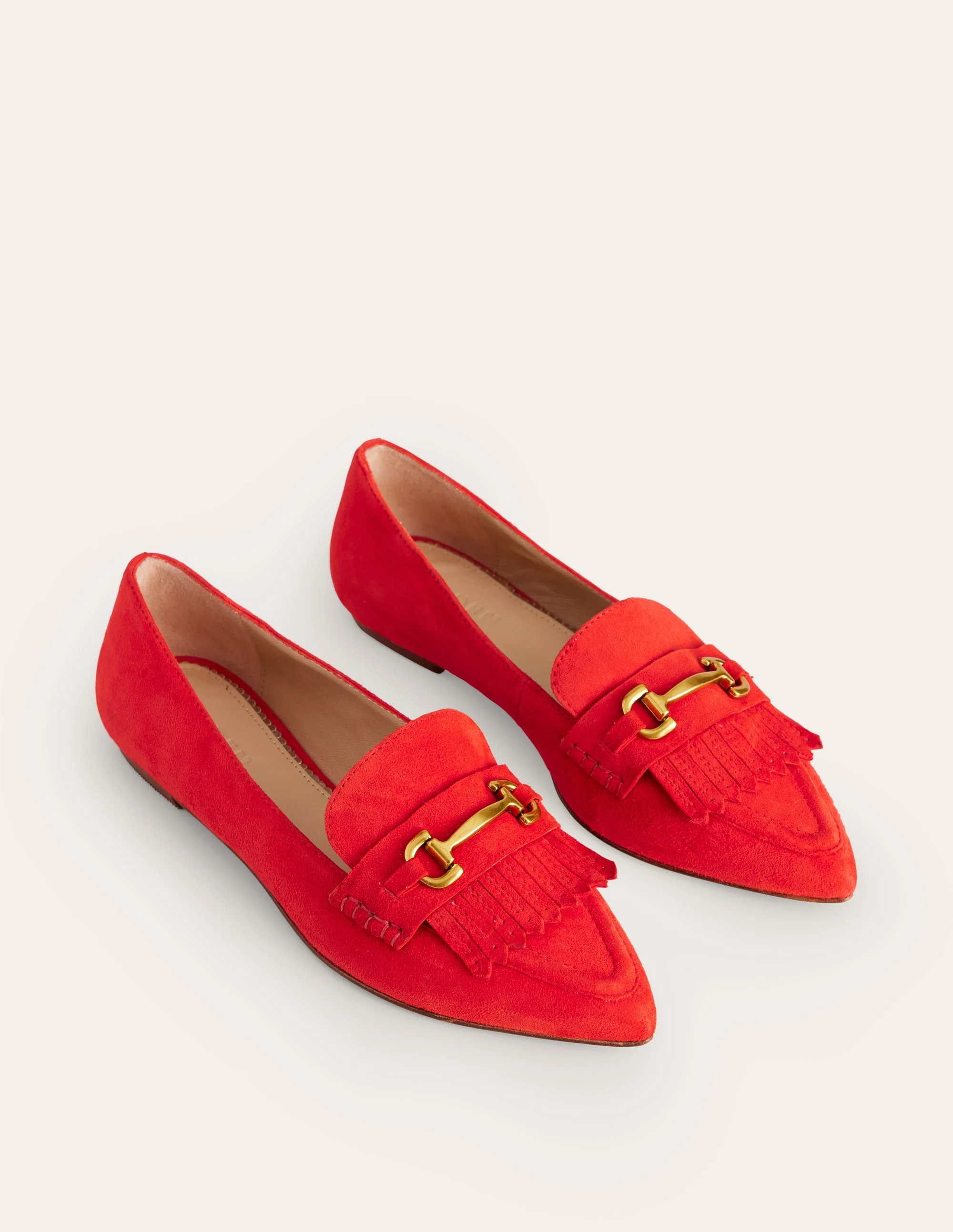 Iris Ghillie Loafers-Red Suede - Image 3