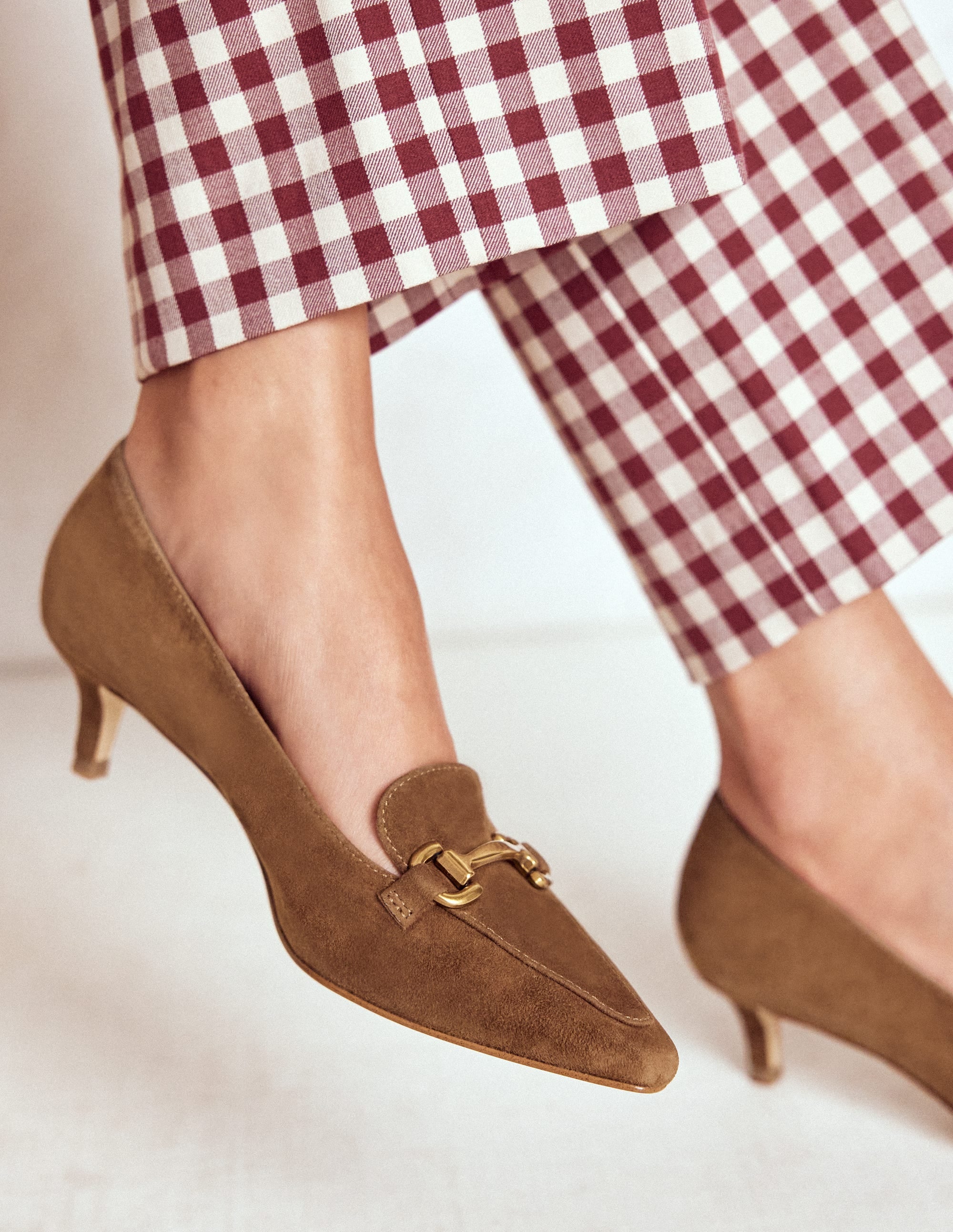Iris Heel Snaffle Point Loafer-Raw Umber - Image 2