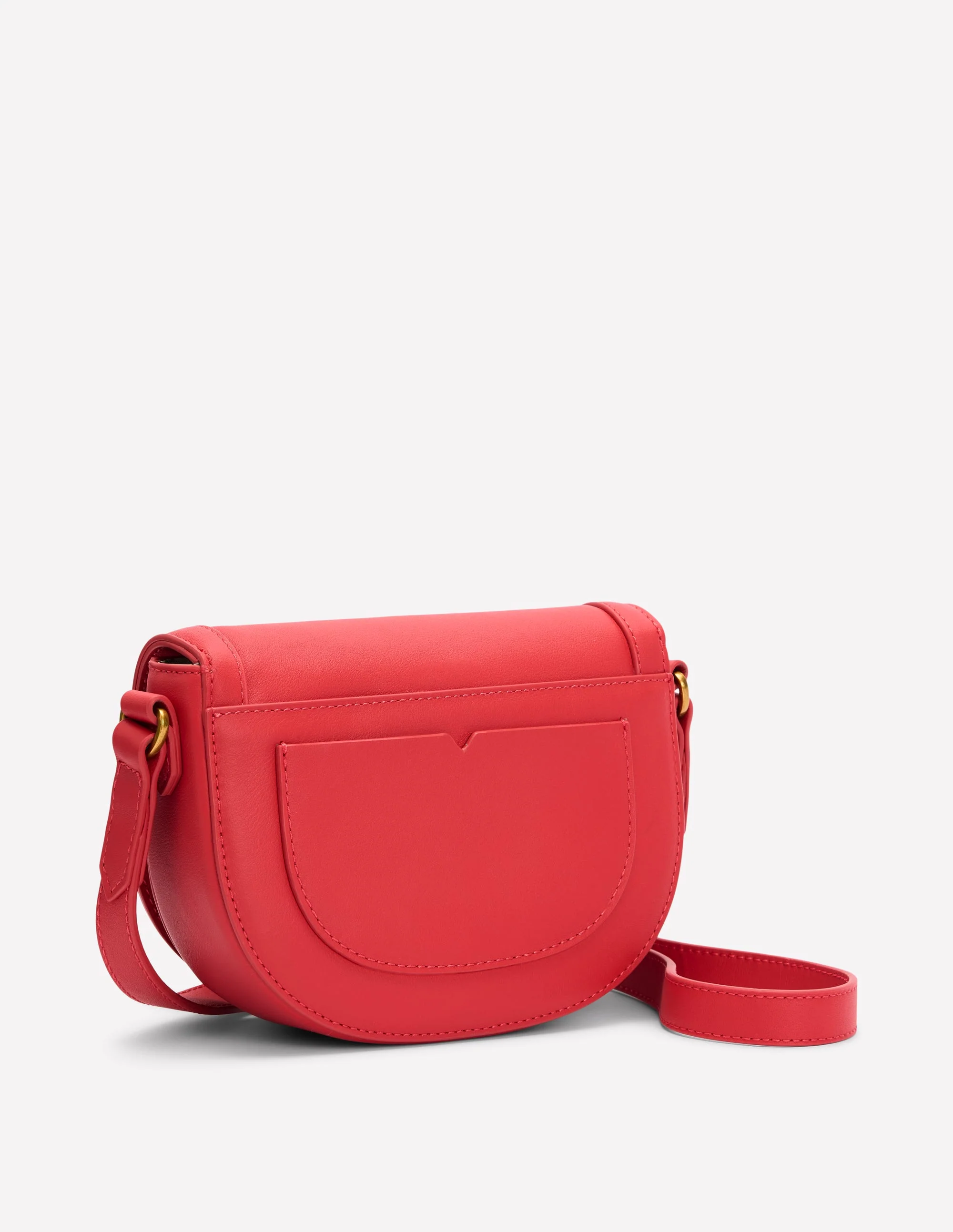 Iris Leather Mini Satchel-Red - Image 3
