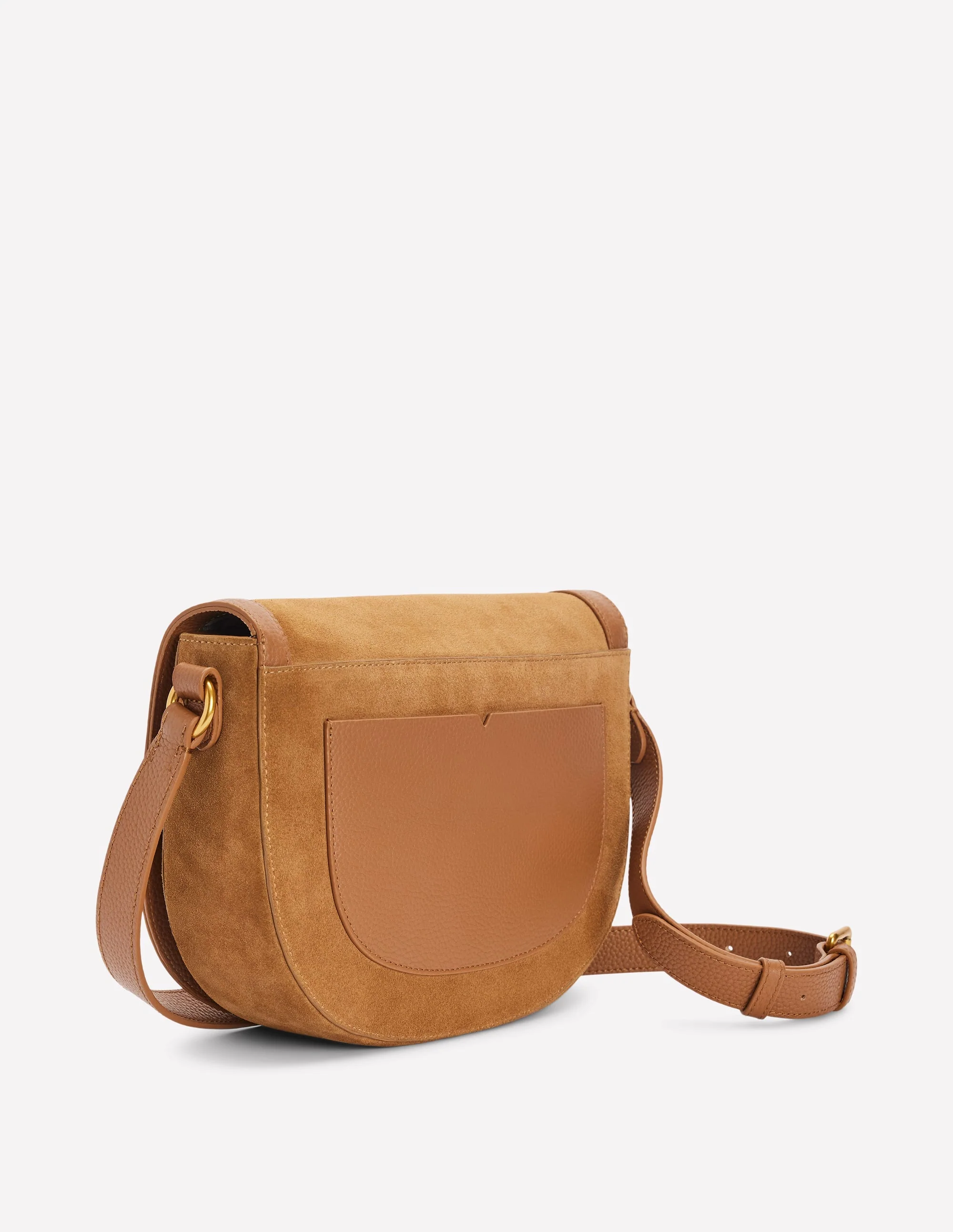 Iris Snaffle Leather Satchel-Tan - Image 3