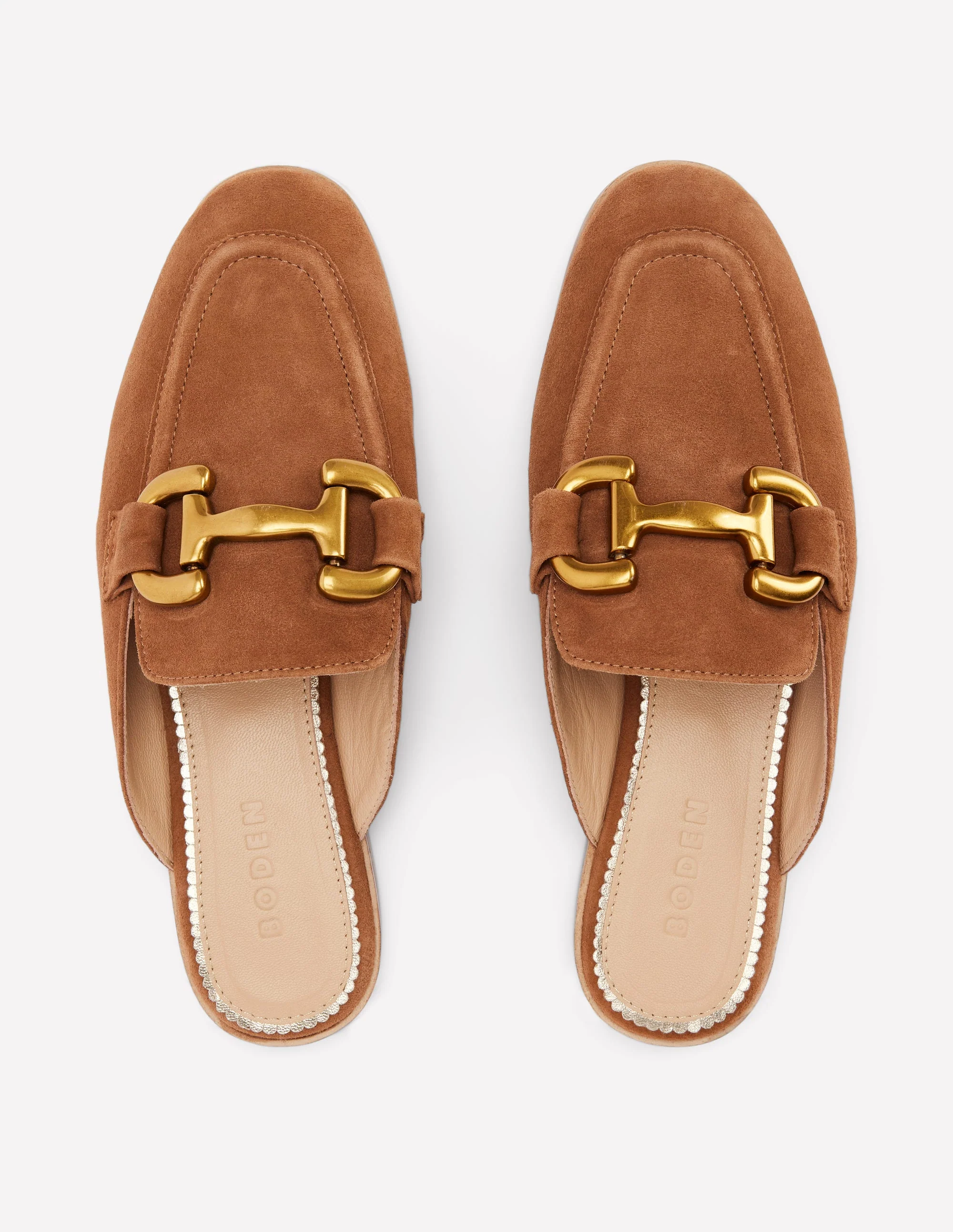 Iris Snaffle Mule Loafers-Tan - Image 6