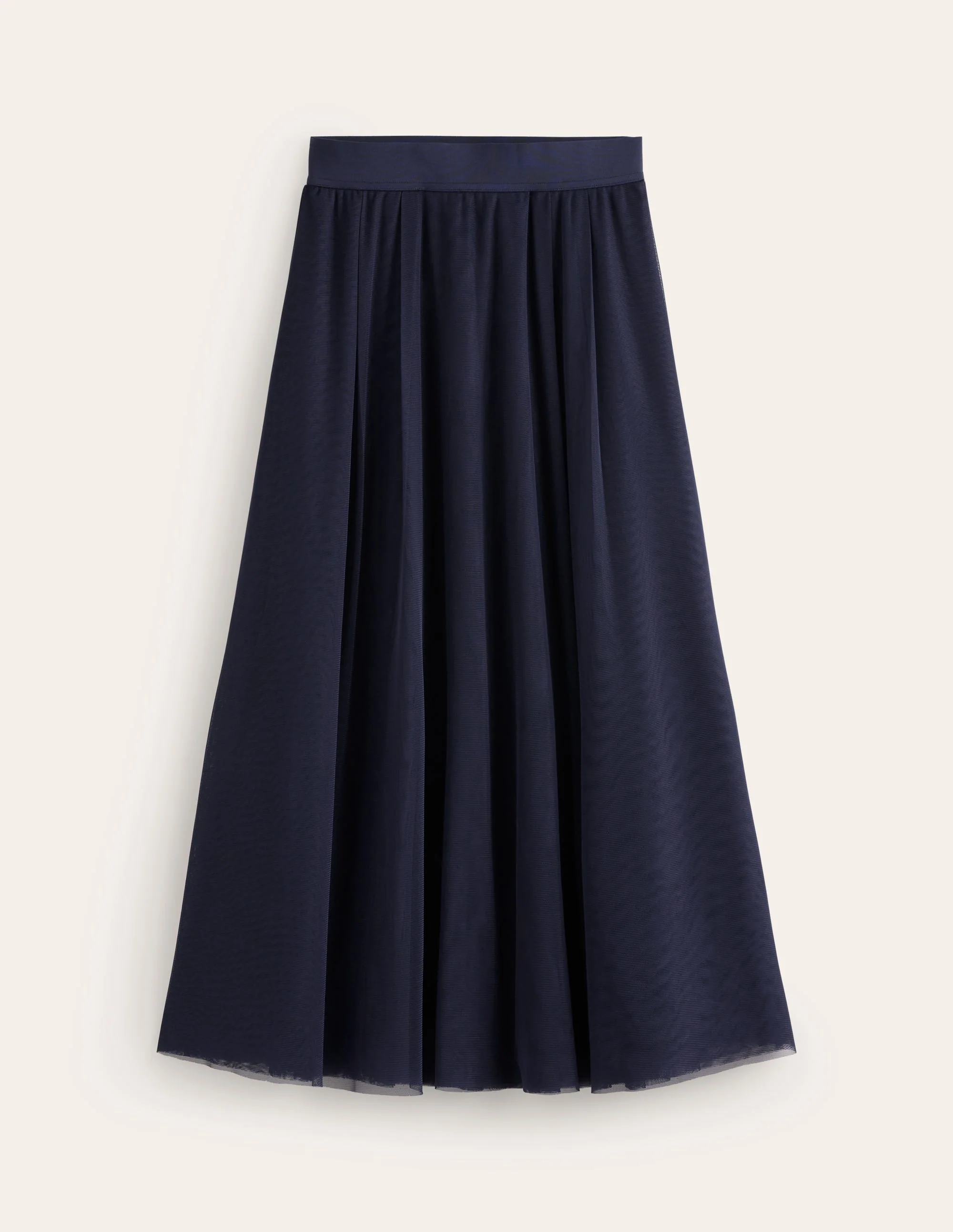 Isabella Tulle Midi Skirt-Navy - Image 5