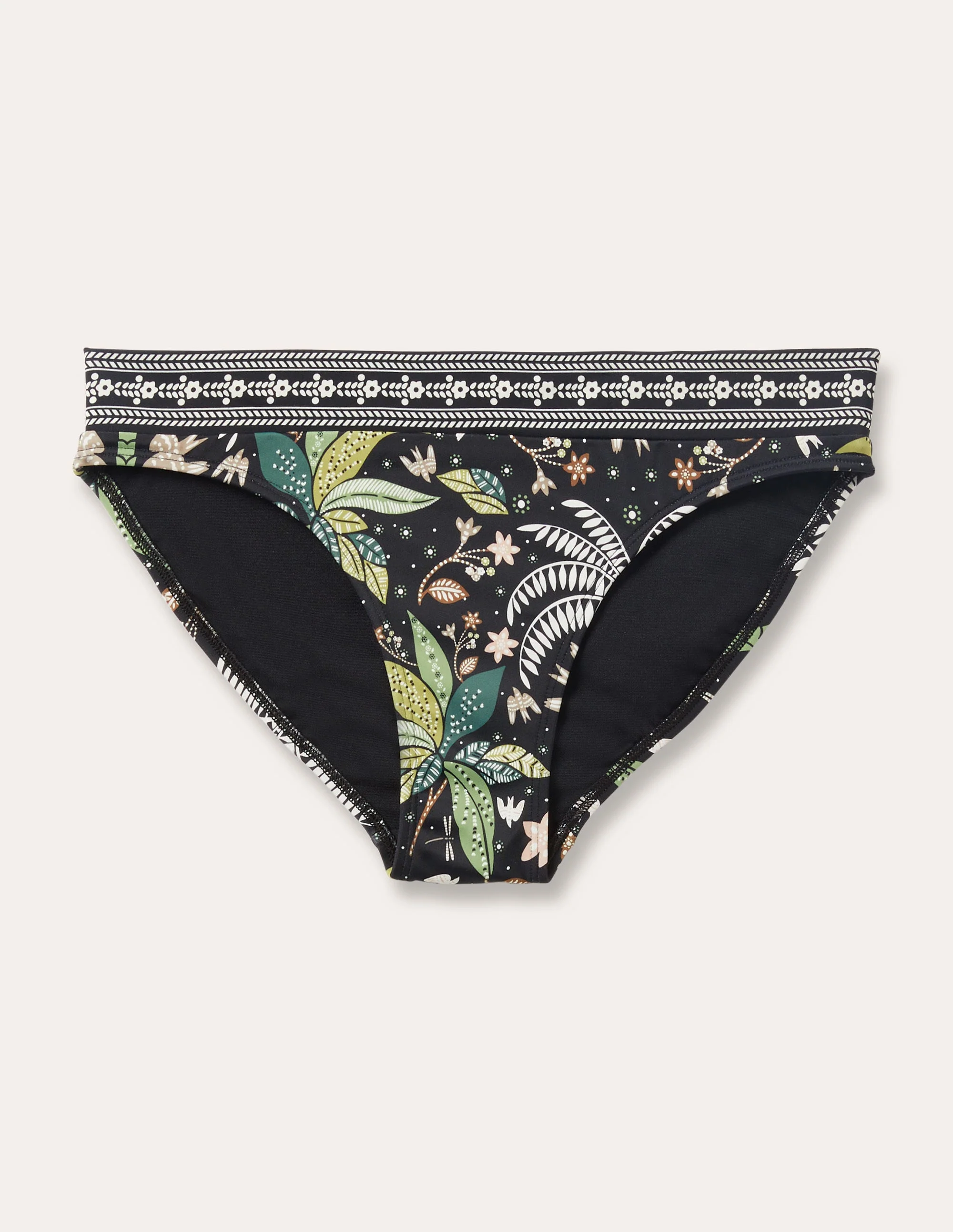 Ithaca Panel Bikini Bottoms-Nero, Oriental Trim - Image 6