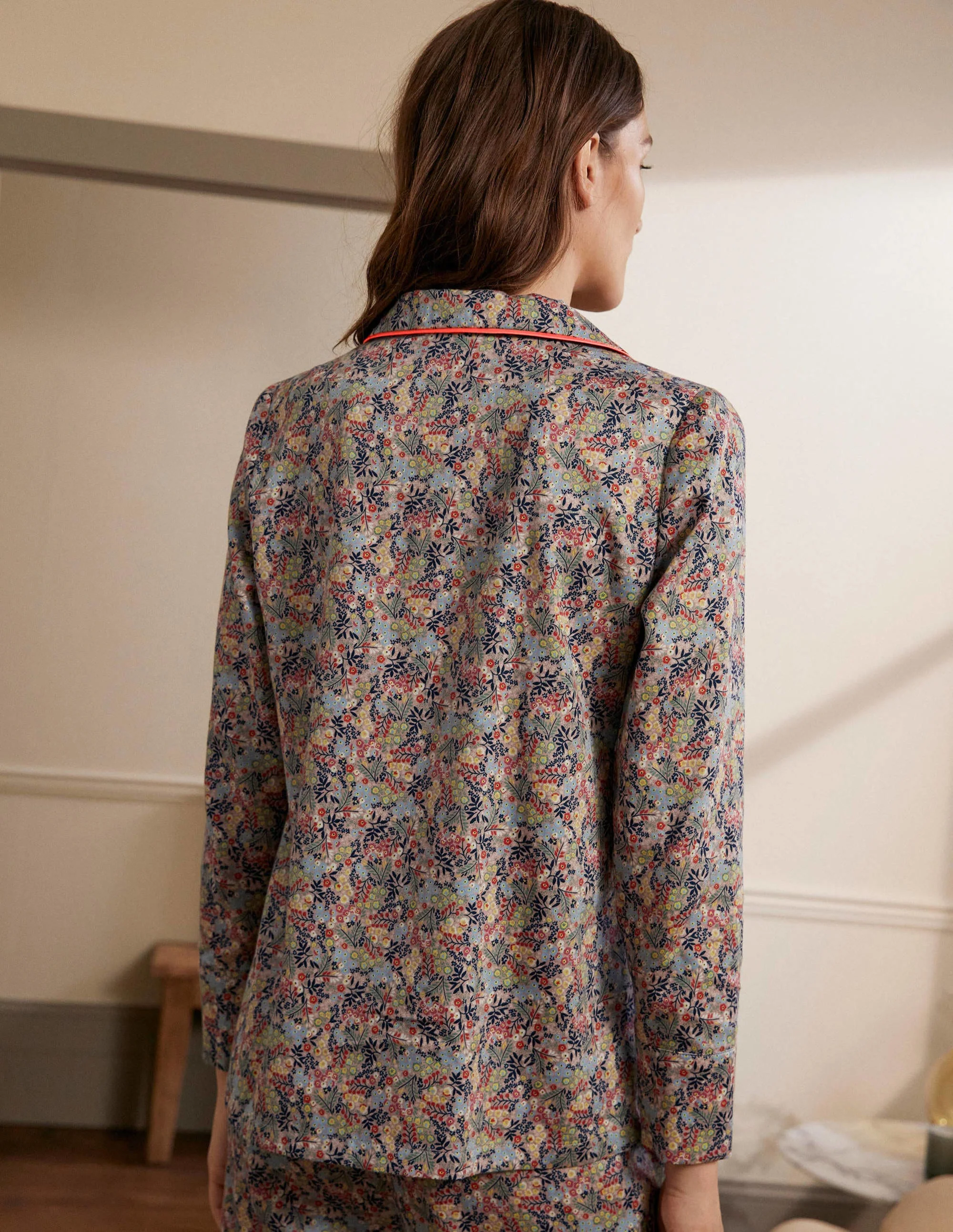 Janie Pajama Shirt-Milkshake, Enchanting Forest - Image 3