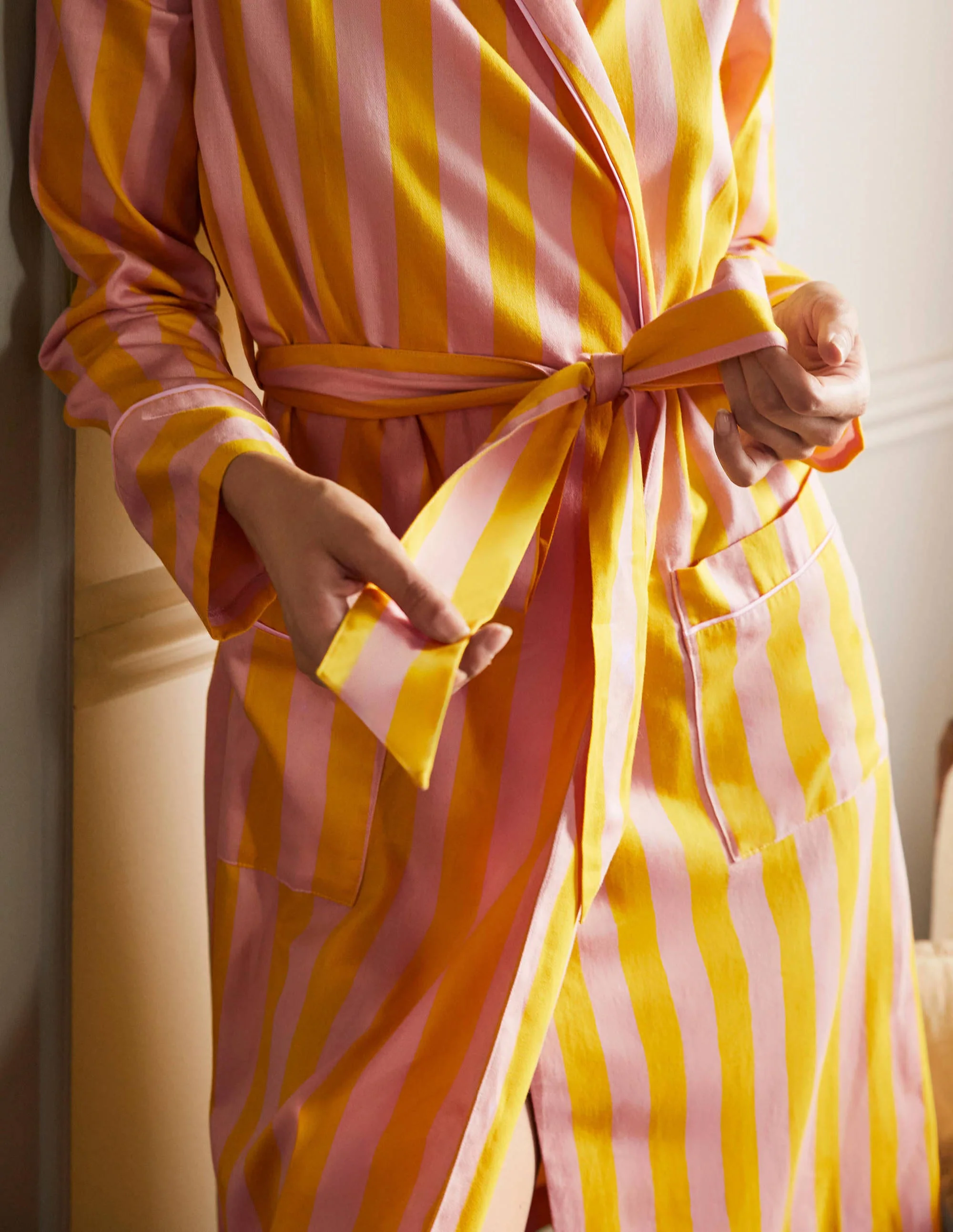 Janie Robe-Milkshake and Wasp Stripe